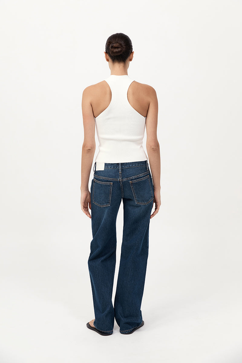 90s Low Rise Jeans - Dark Indigo