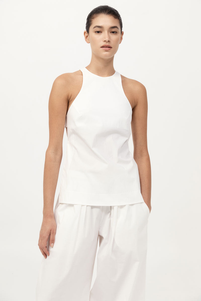 Racerback Top - White