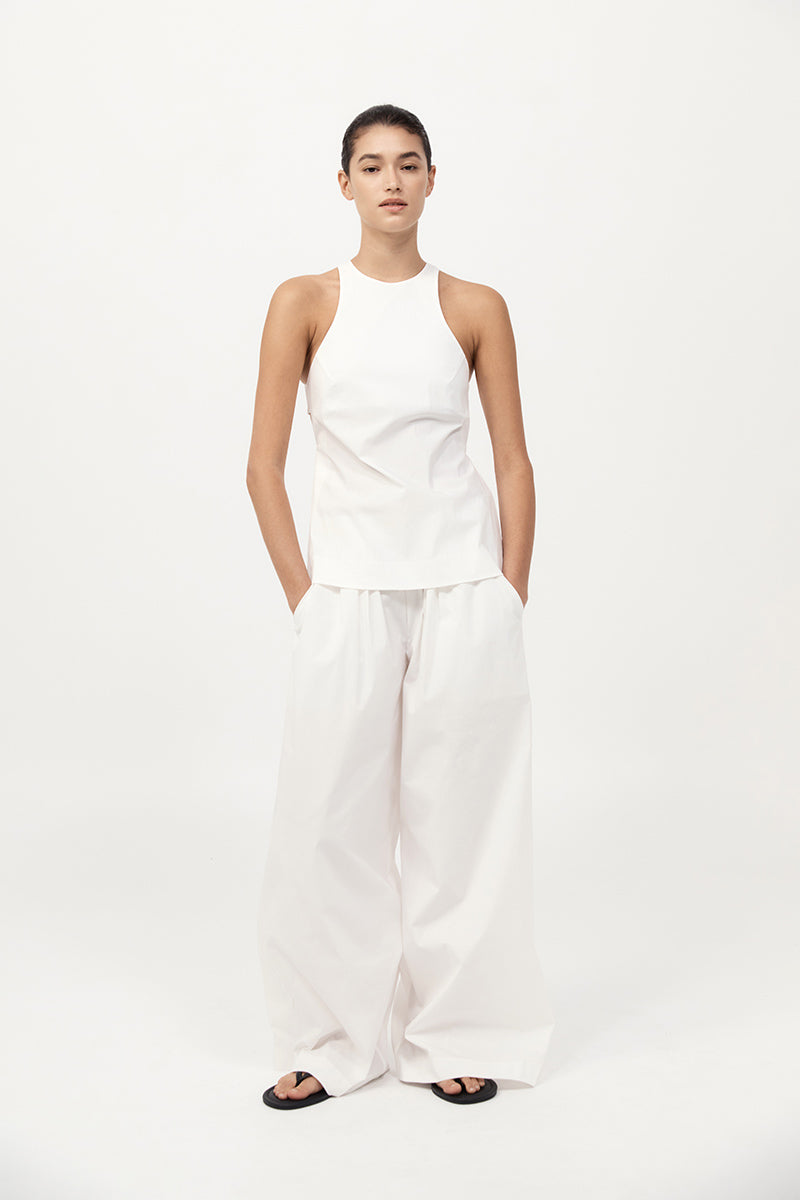 Racerback Top - White