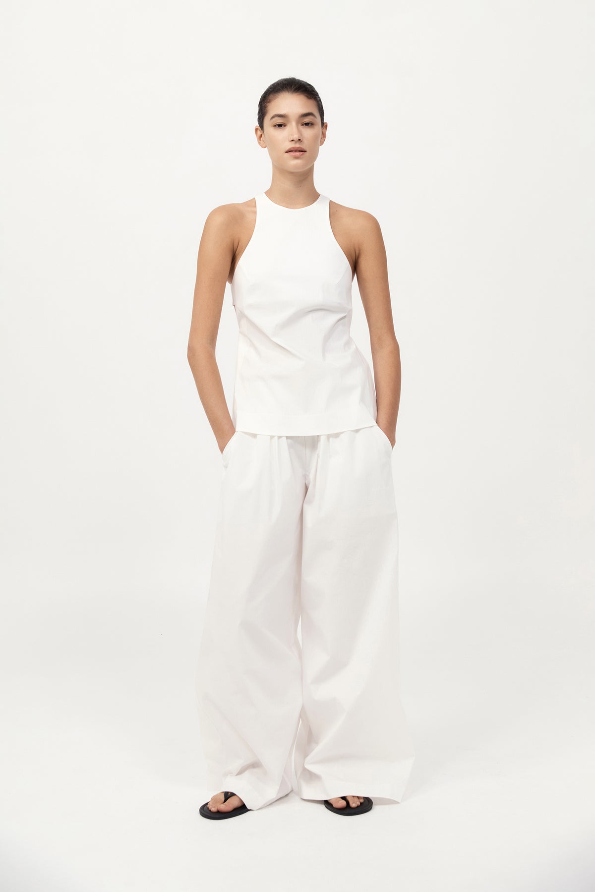 Racerback Top - White