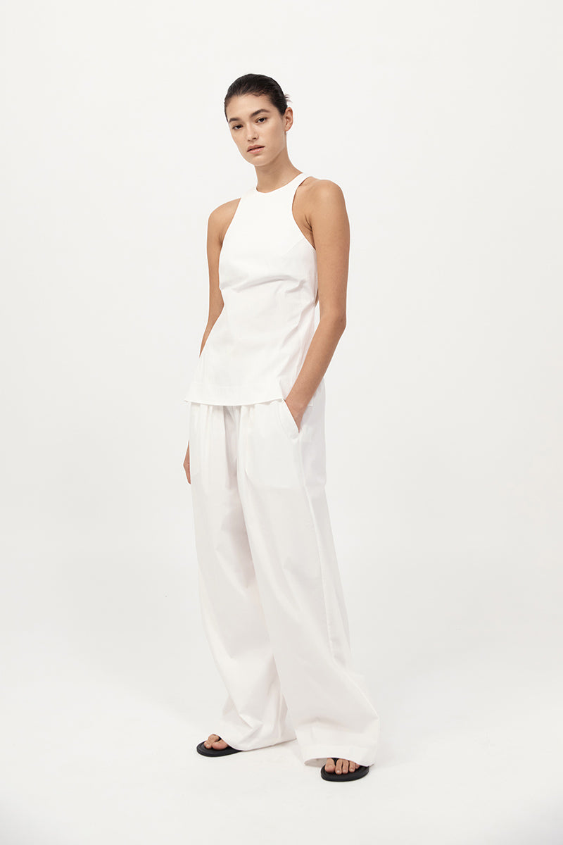 Racerback Top - White