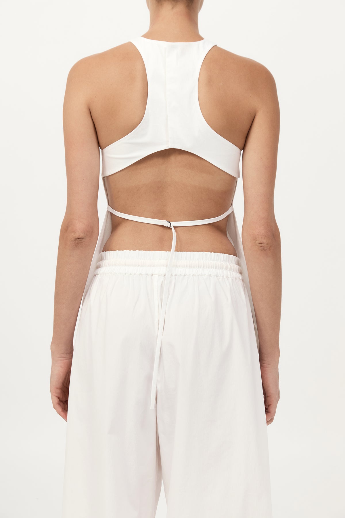 Racerback Top - White