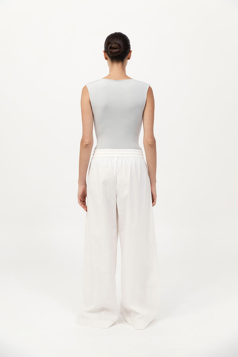 90s Cupro Top - Silver