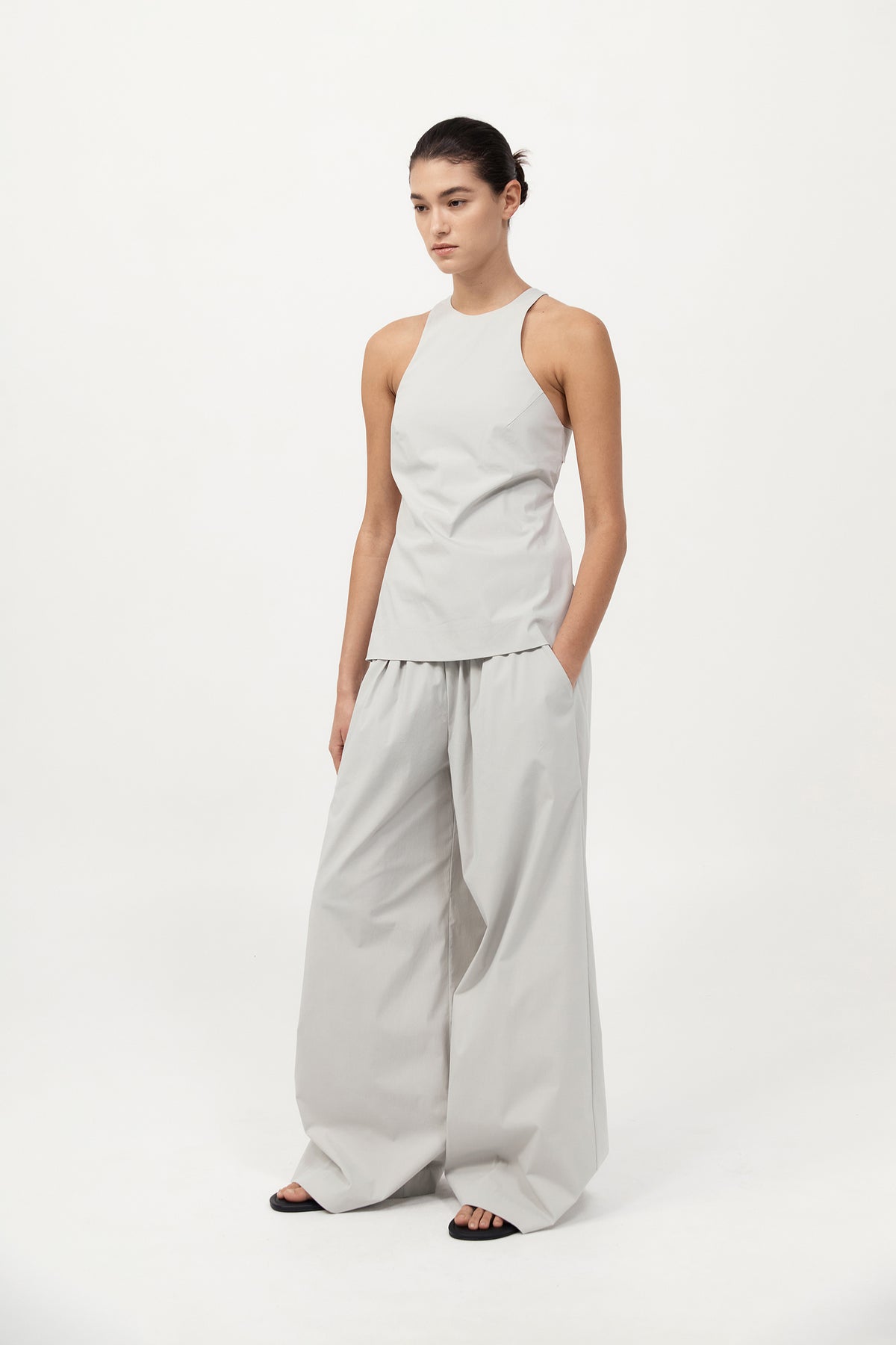 Racerback Top - Silver