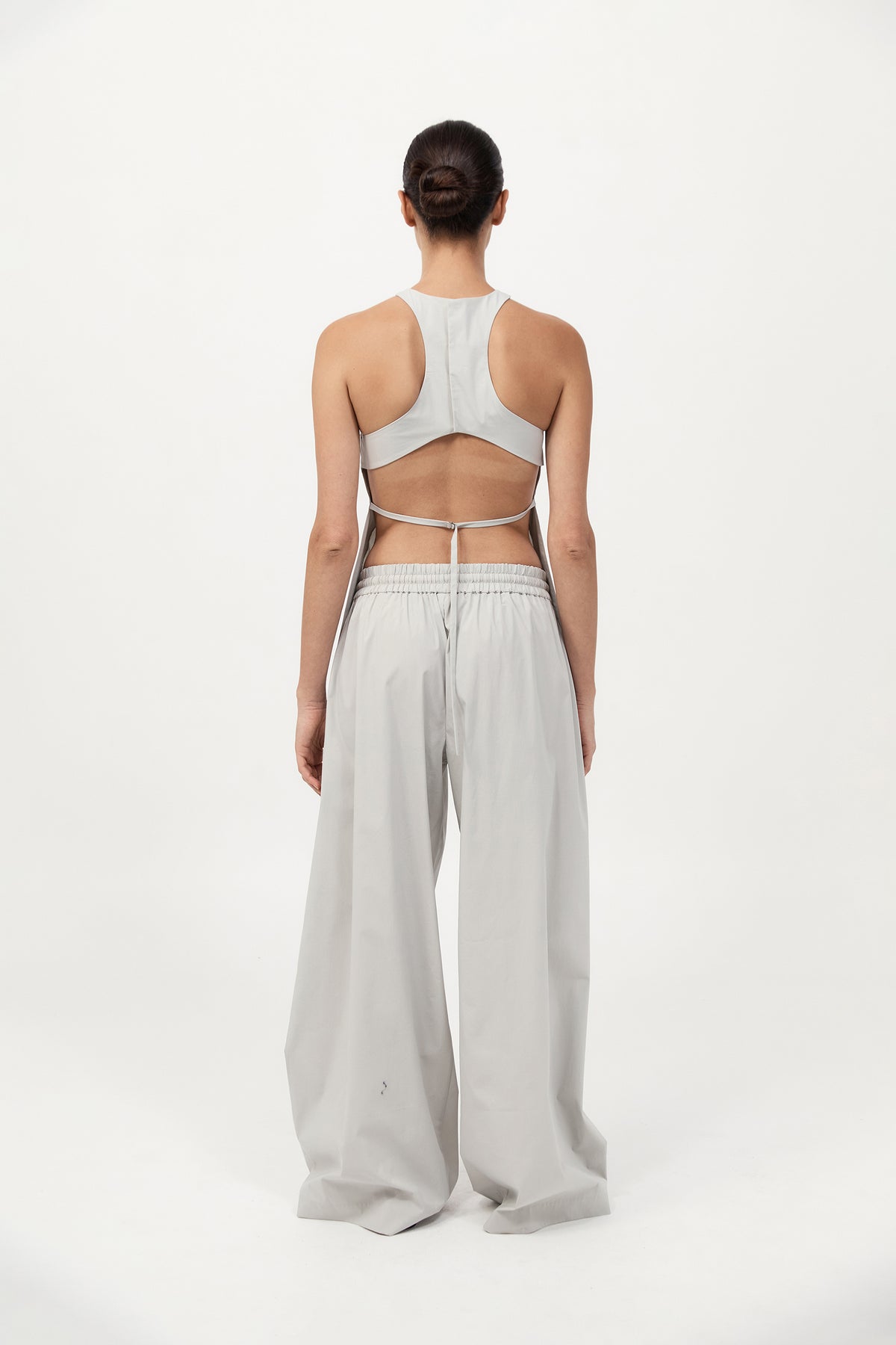 Everyday Drawstring Pants - Silver
