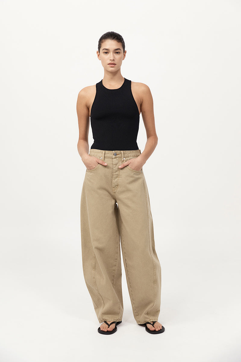 Sculpted Knit Top - Black