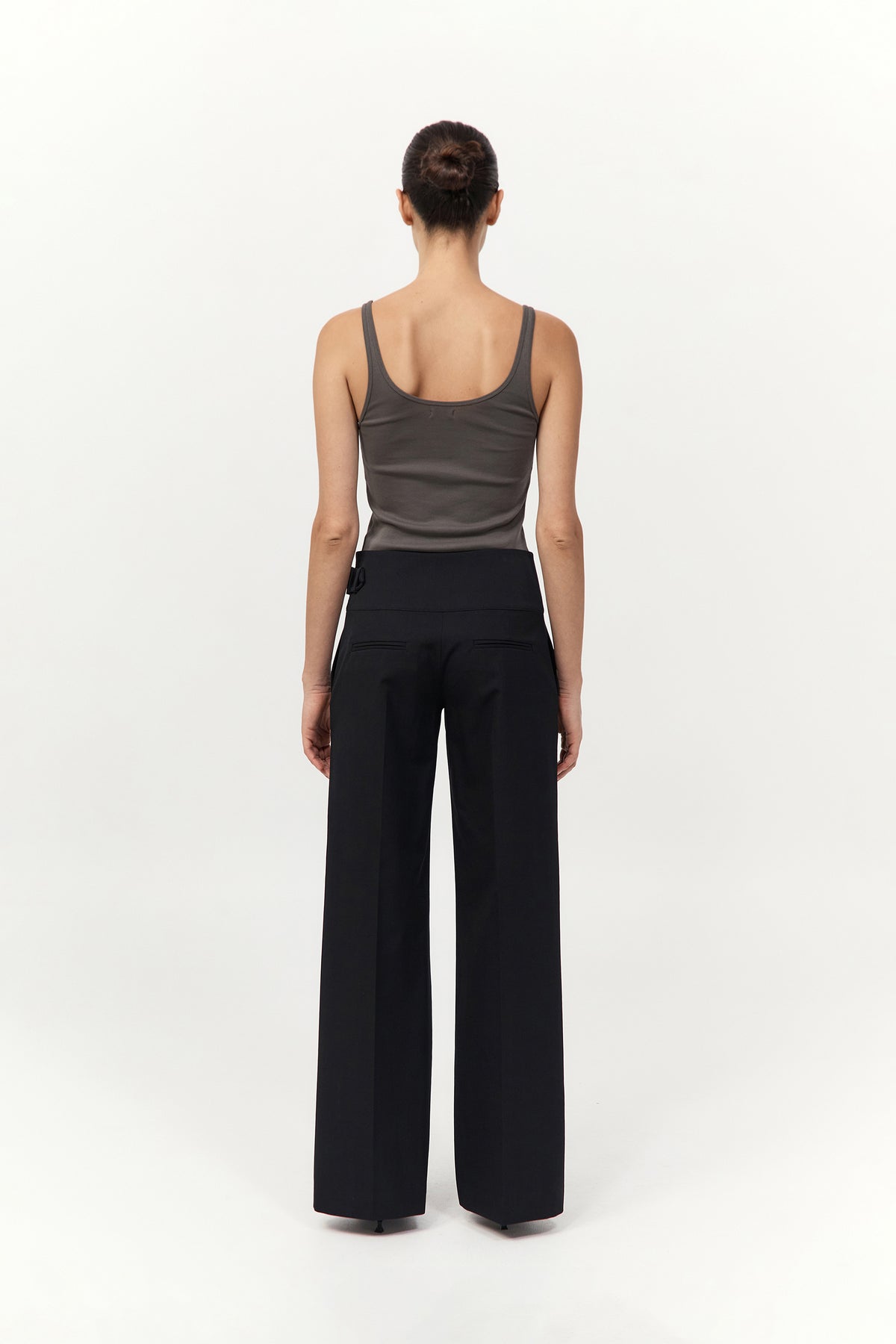 Cummerbund Pants - Black