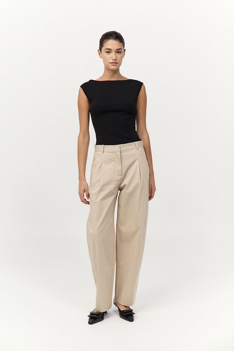 Organic Cotton Ballerina Top - Jet Black