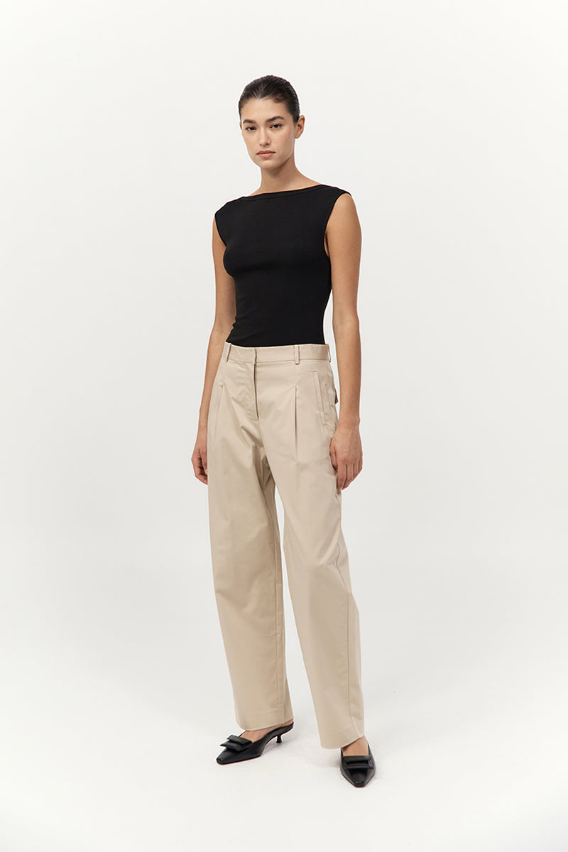 Organic Cotton Ballerina Top - Jet Black