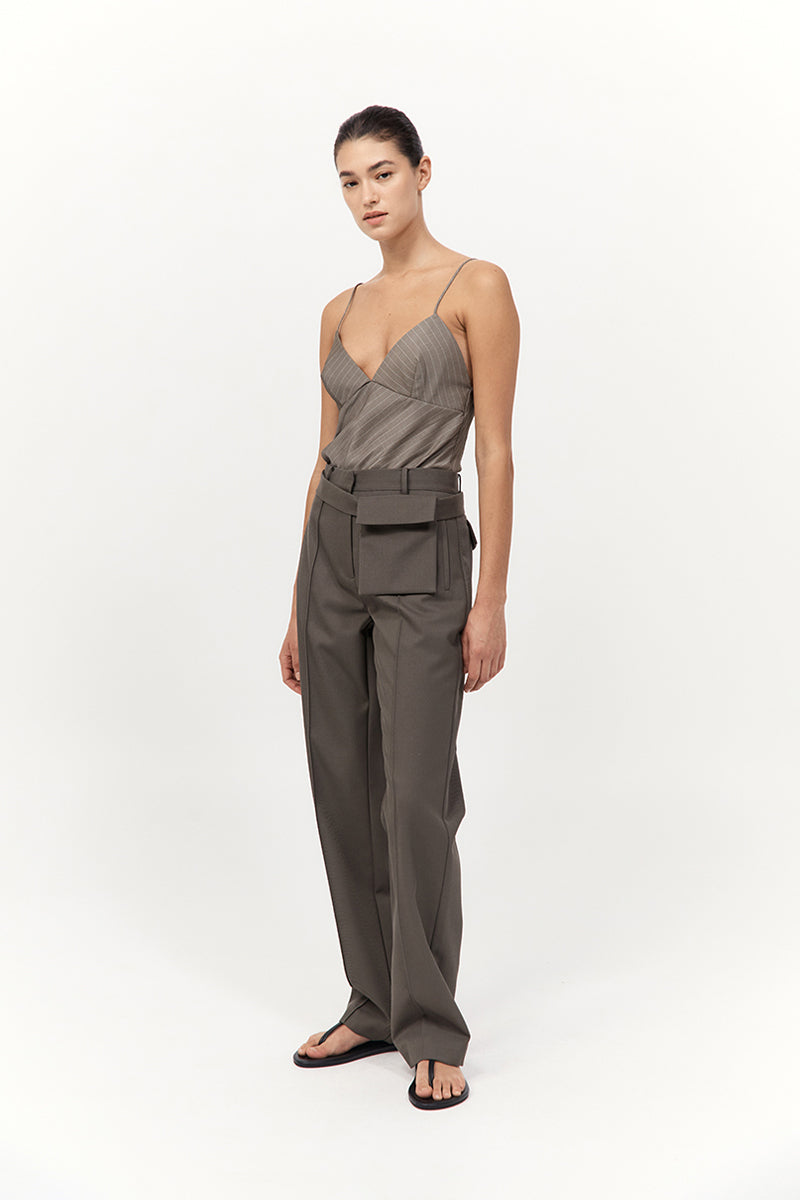 Utility Pocket Pants - Khaki