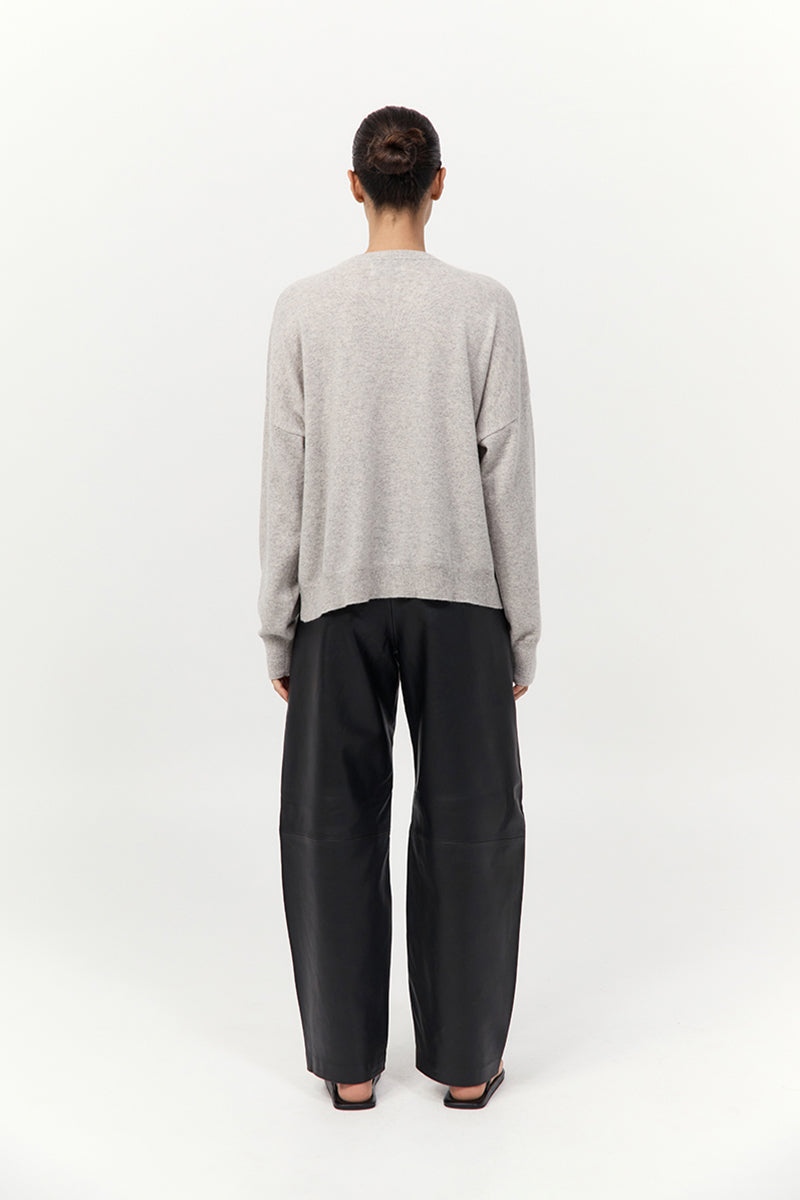 Cashmere Sweater - Grey Marle