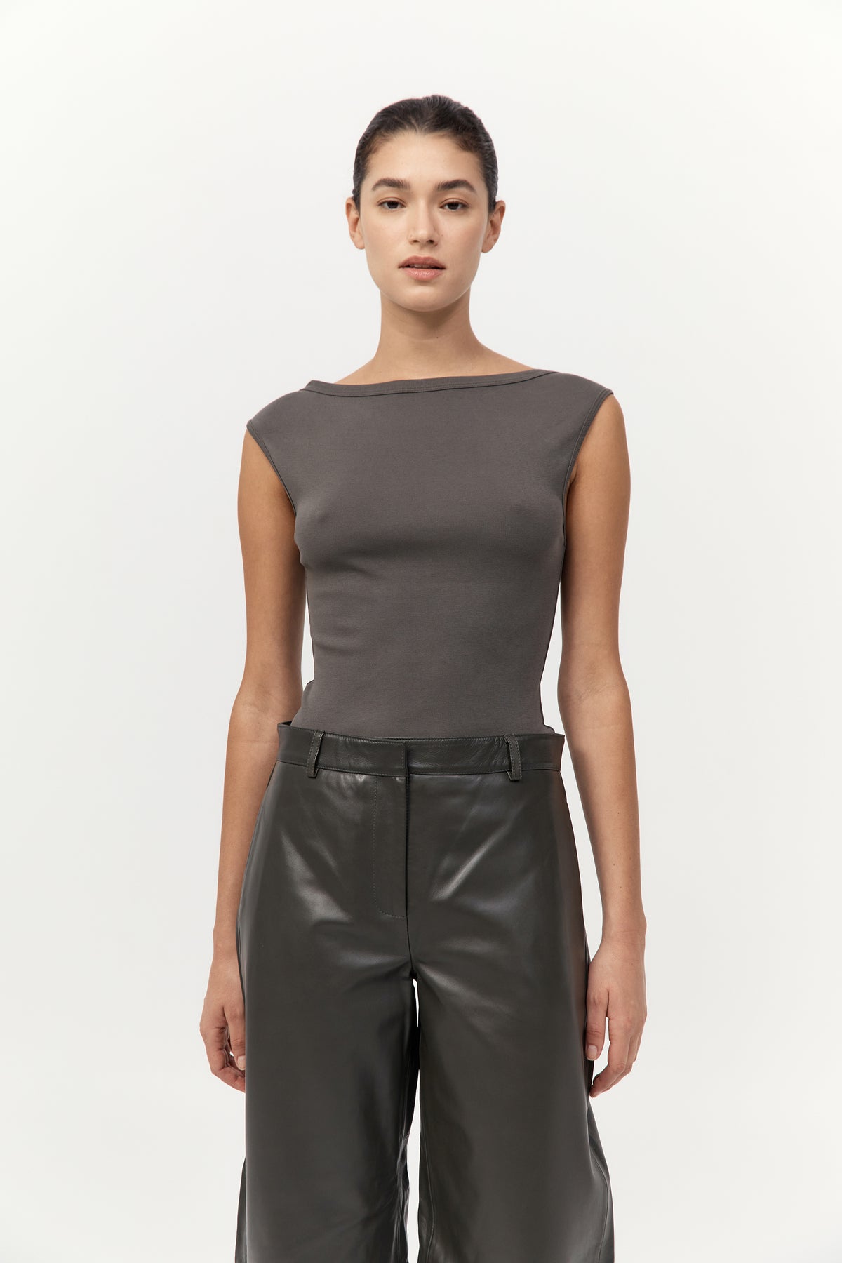 Organic Cotton Ballerina Top - Khaki