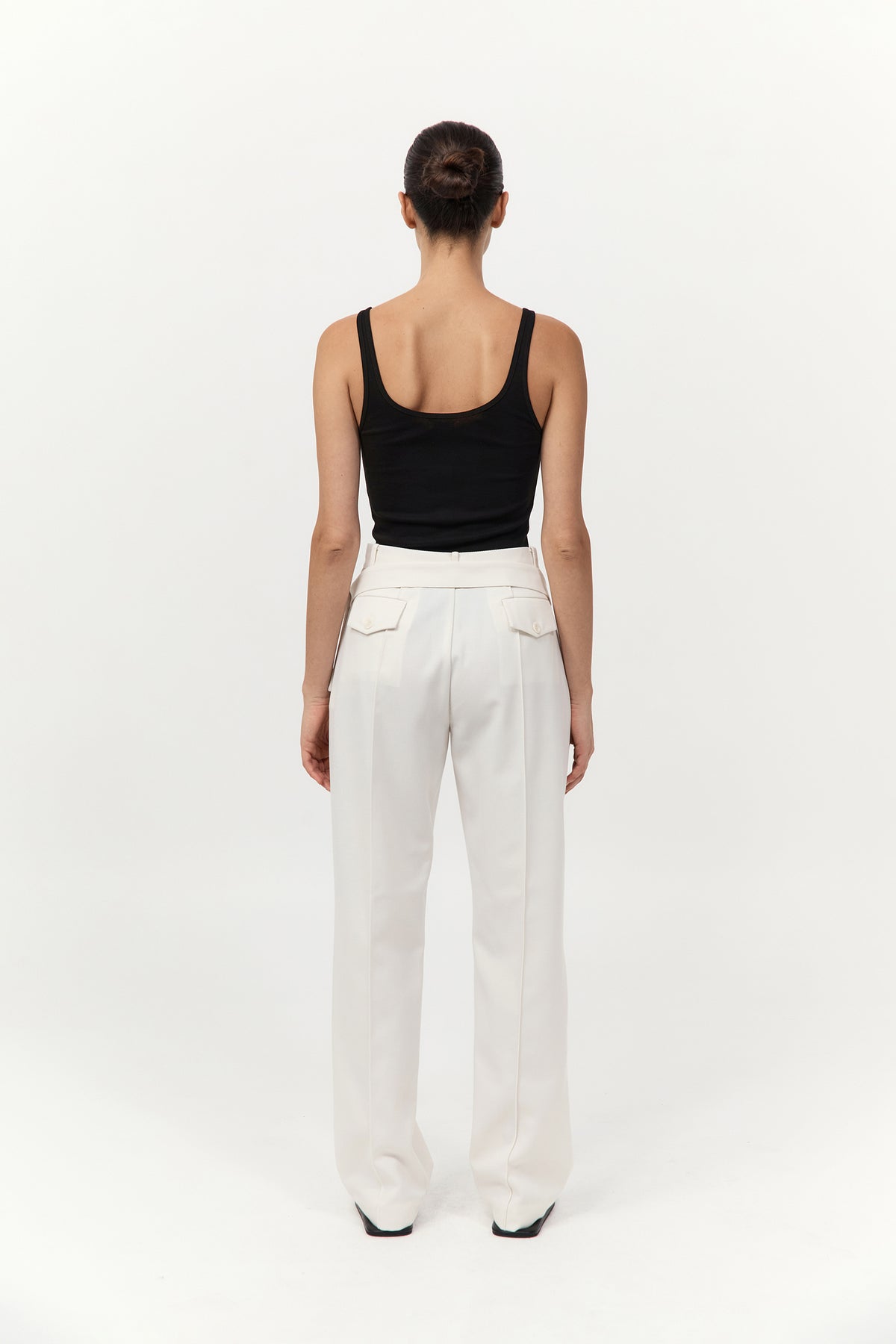 Utility Pocket Pants - Off White