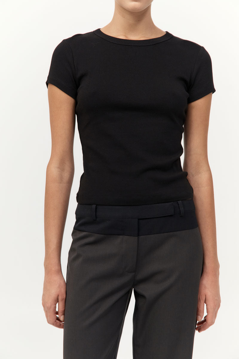 Organic Cotton Baby Tee - Jet Black