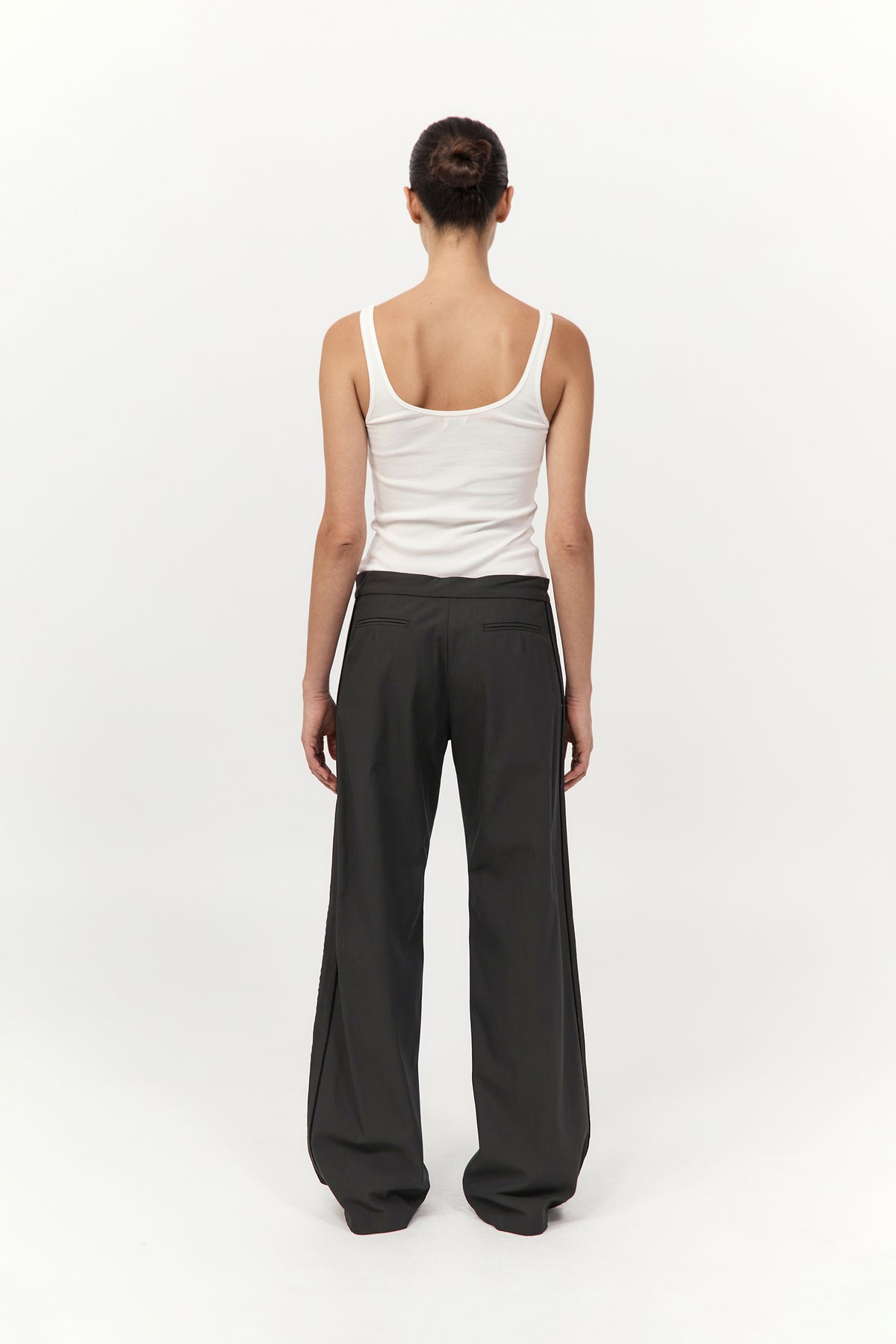 Tailored Track Pants - Black Olive