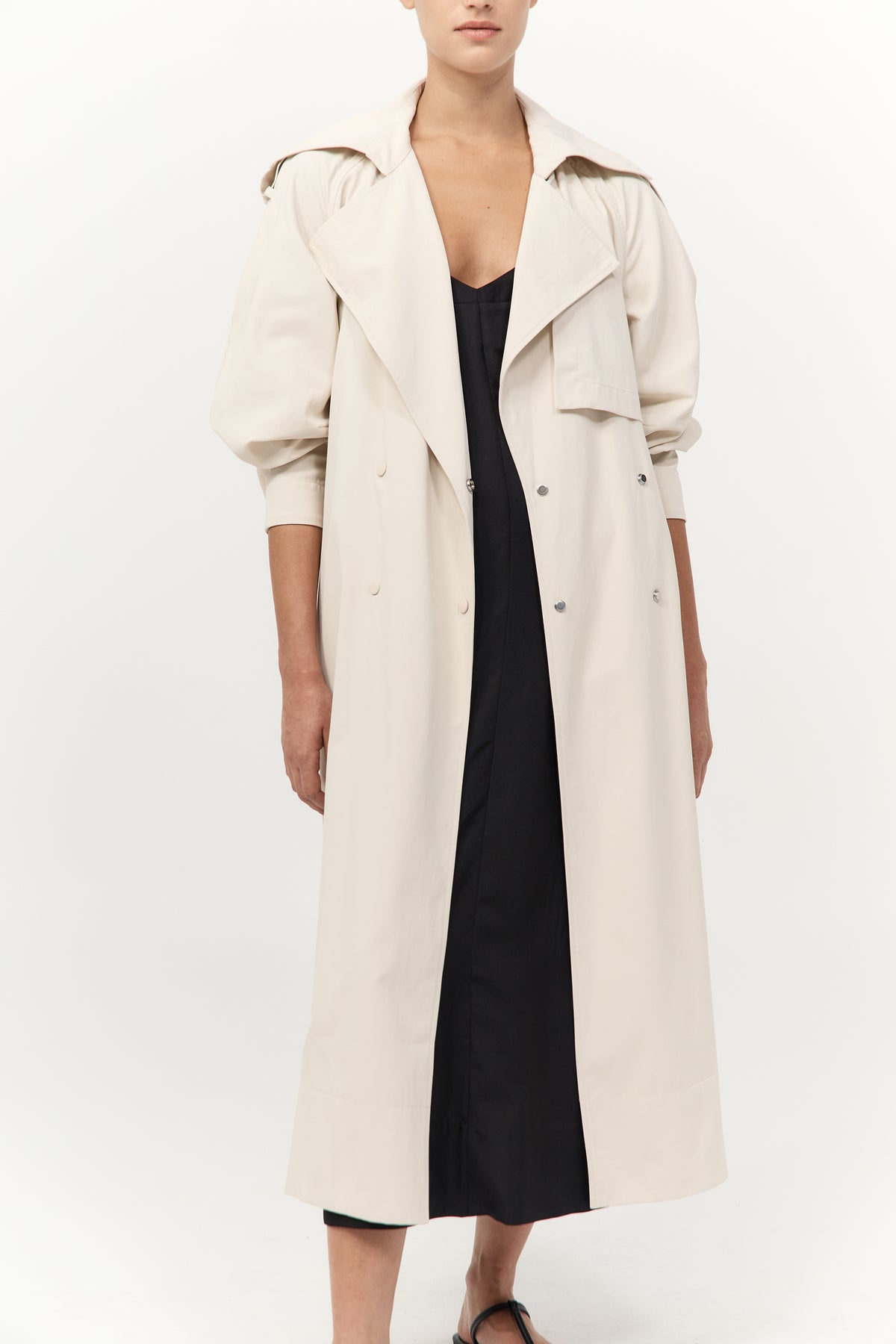 Relaxed Trench - Putty