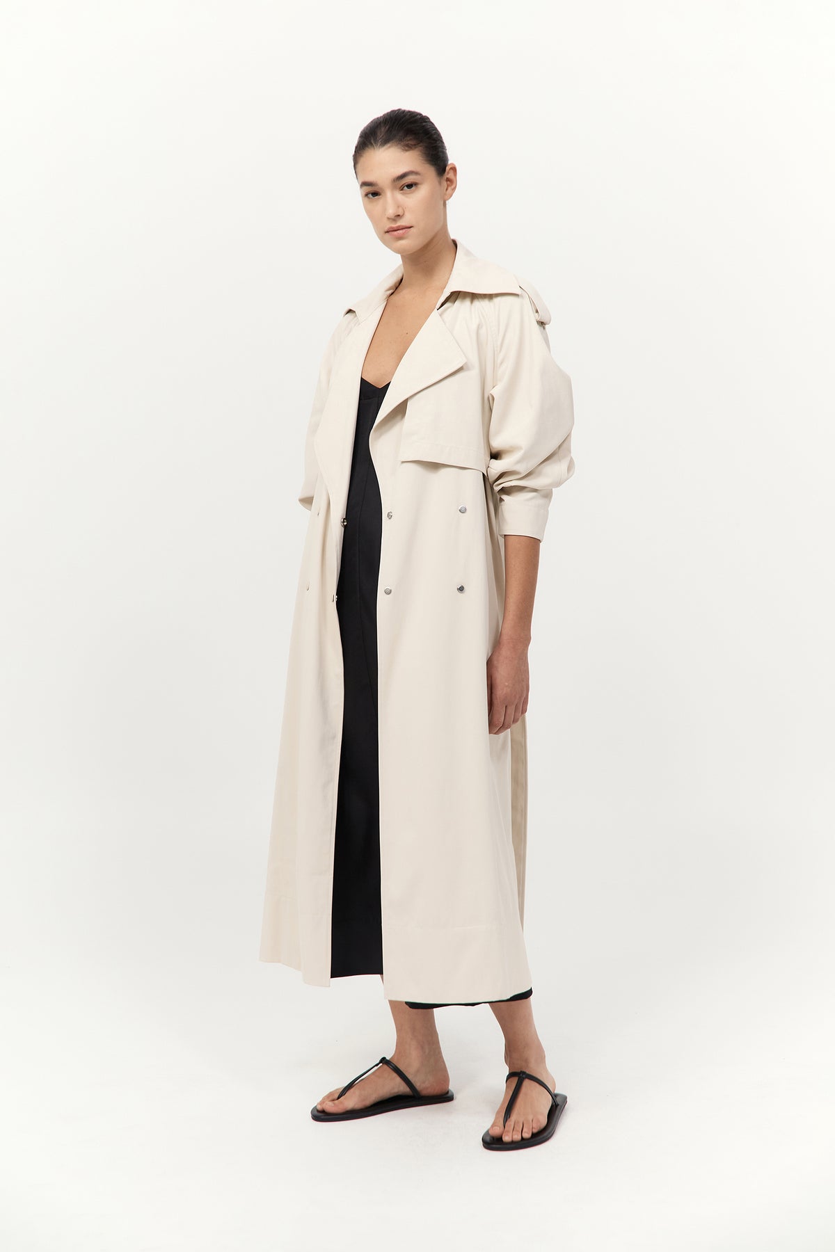 Relaxed Trench - Putty