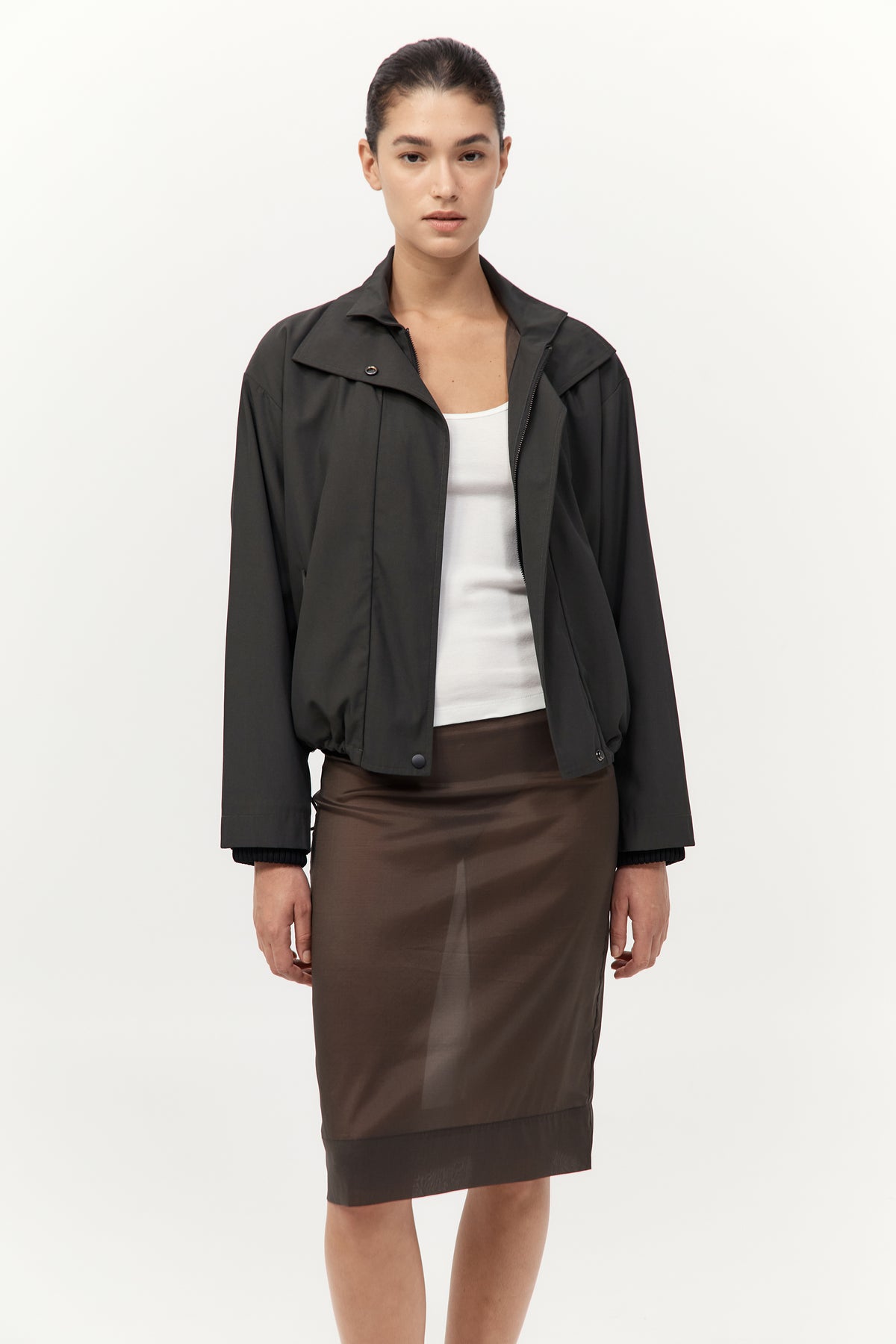 Flight Jacket - Black Olive