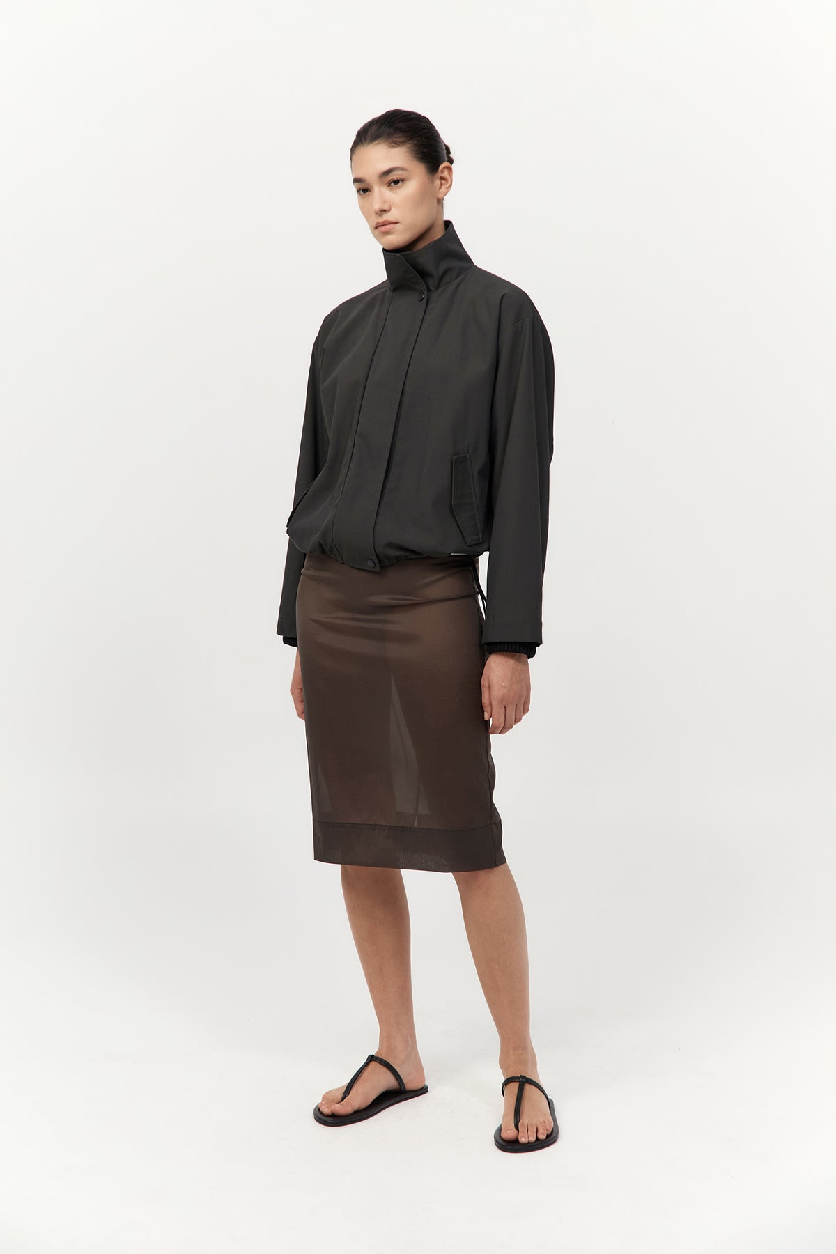 Flight Jacket - Black Olive