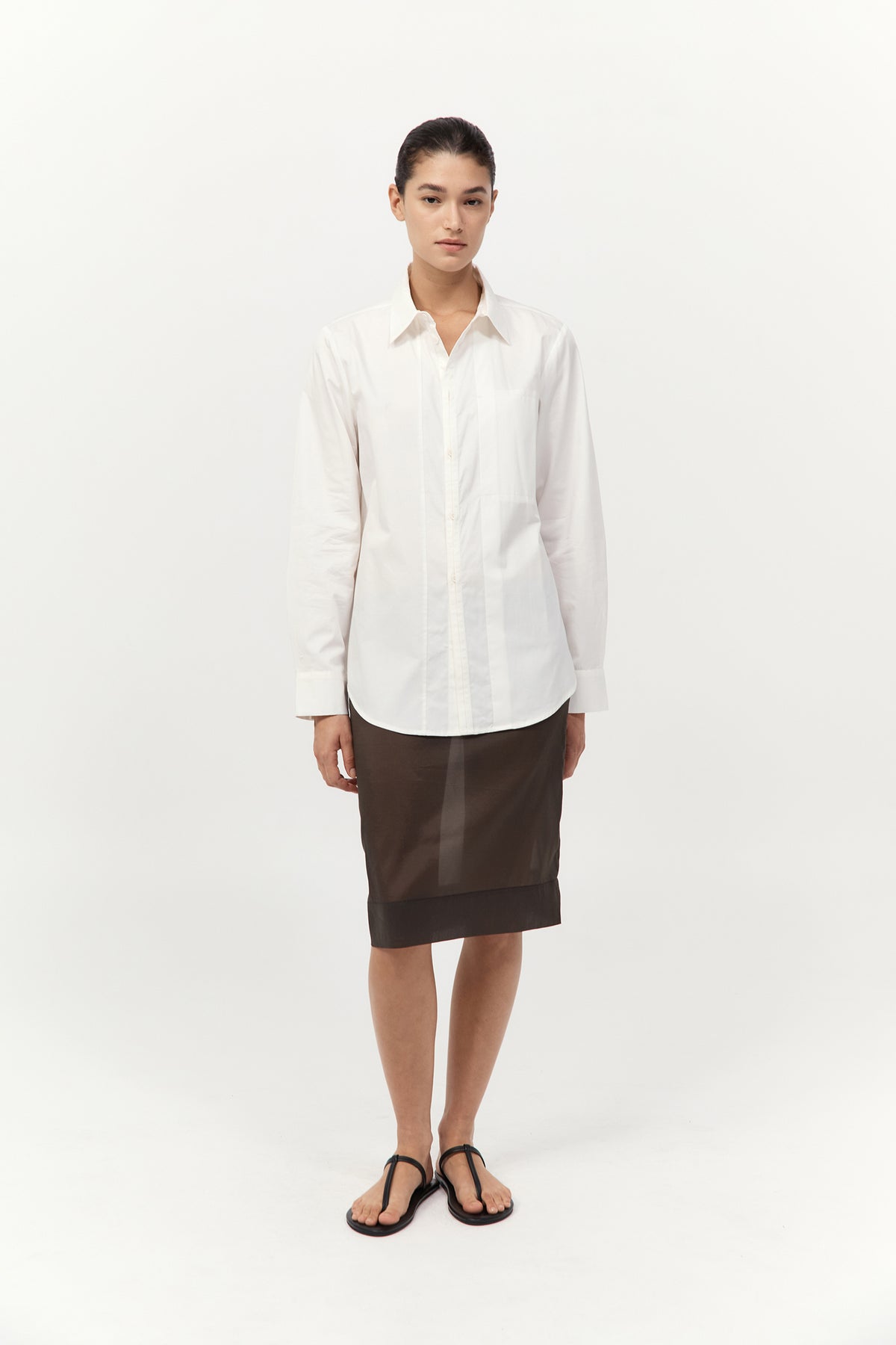 Tie Back Shirt - Off White
