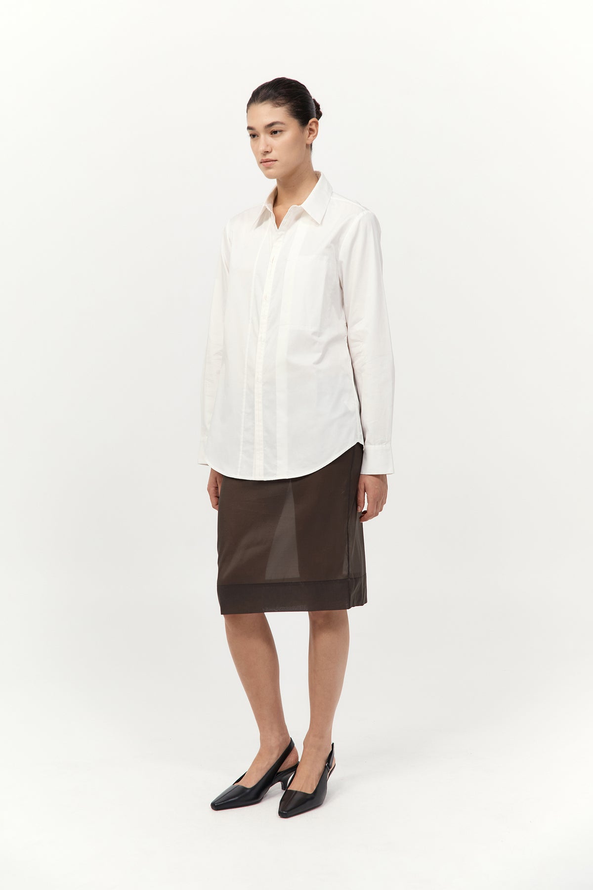 Tie Back Shirt - Off White