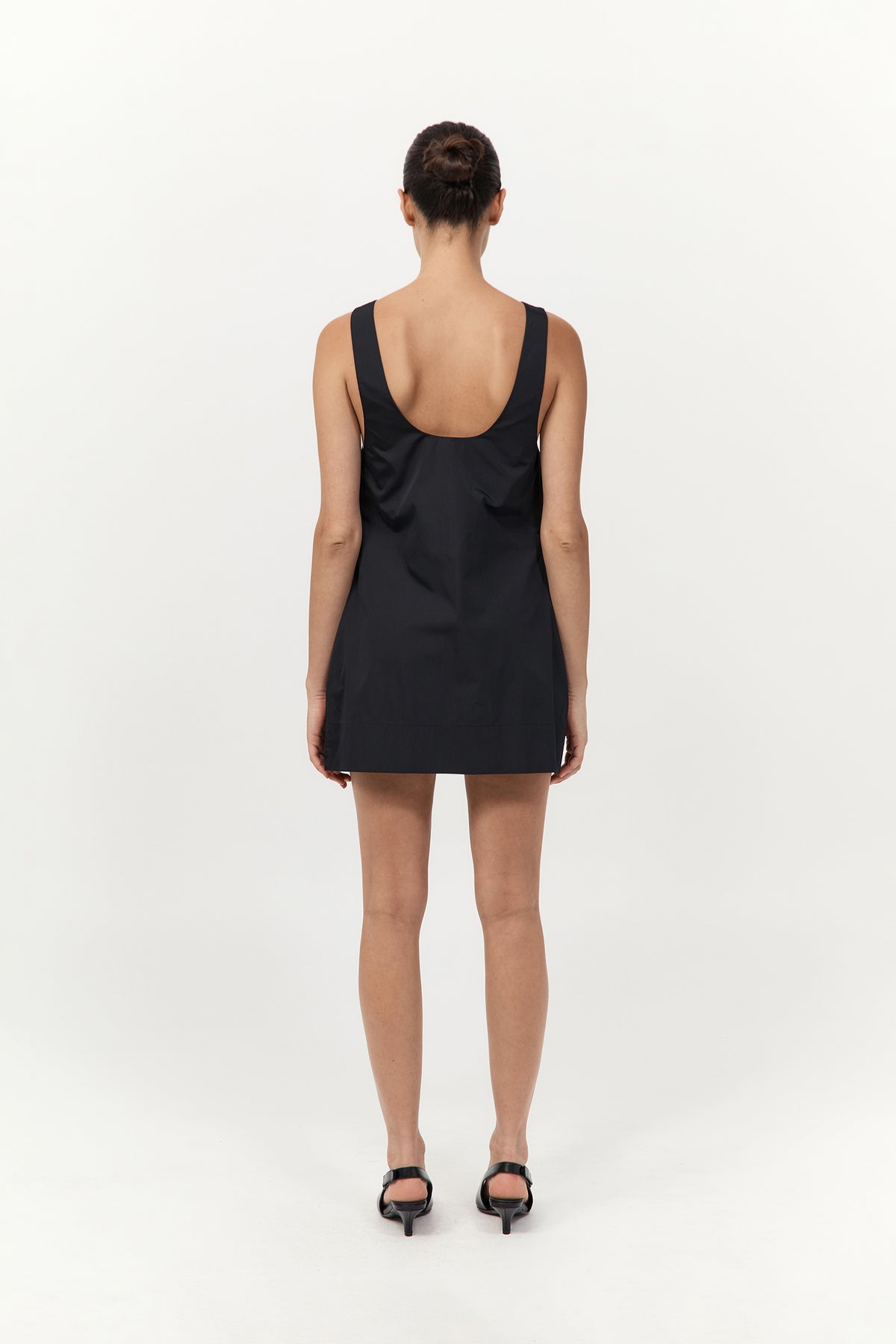 jordan off the shoulder mini dress Jordan graphic mini dress in black and off white