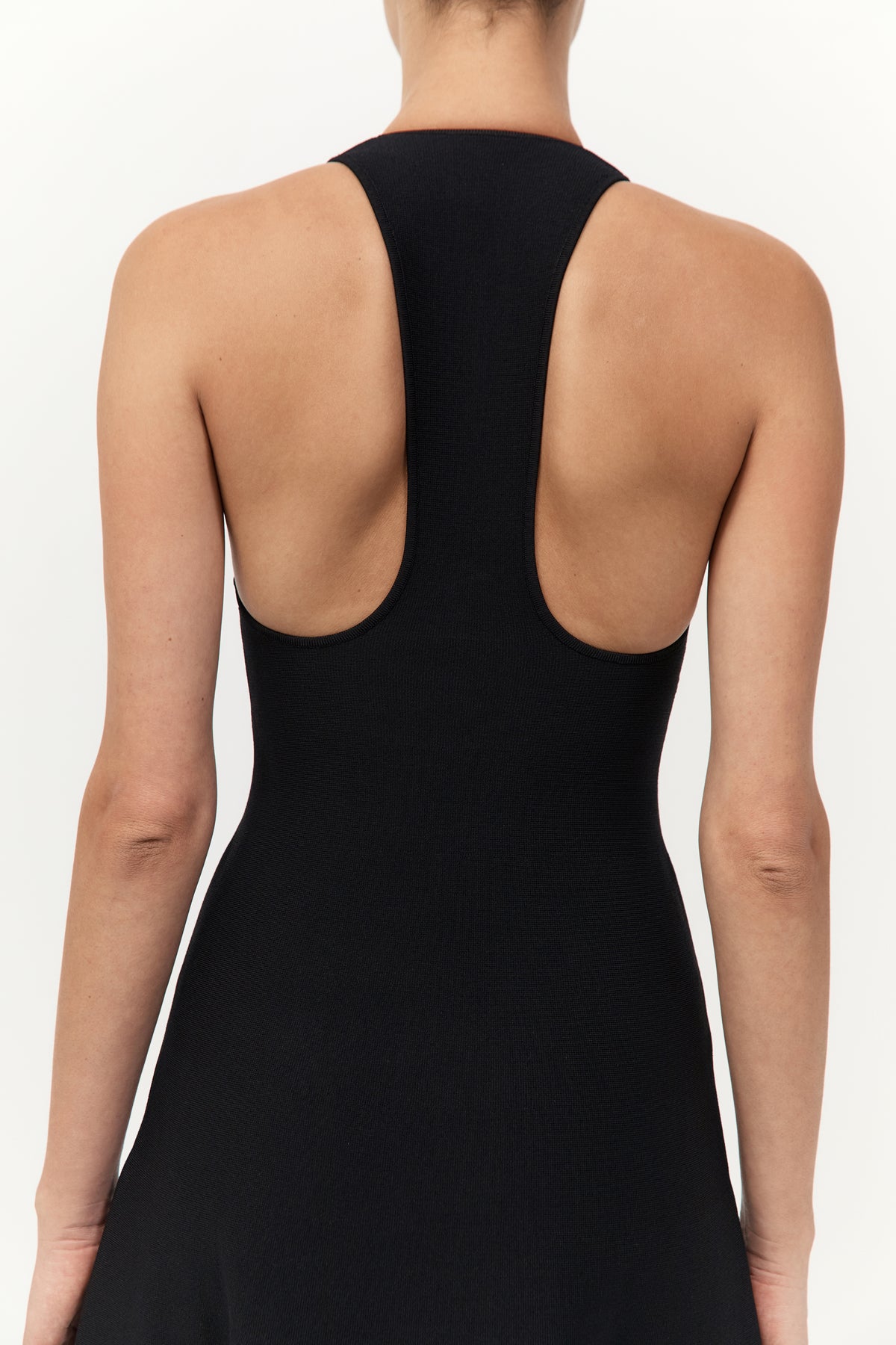 St. Agni | Sculpted Knit Dress - Black St. Agni | Sculpted Knit Dress - Black