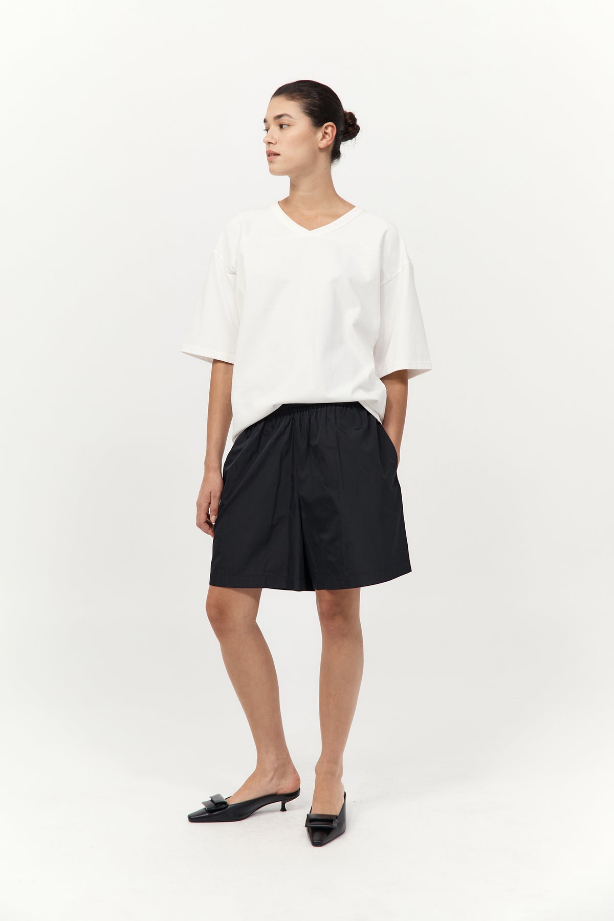 Organic Cotton Match Tee - Off White