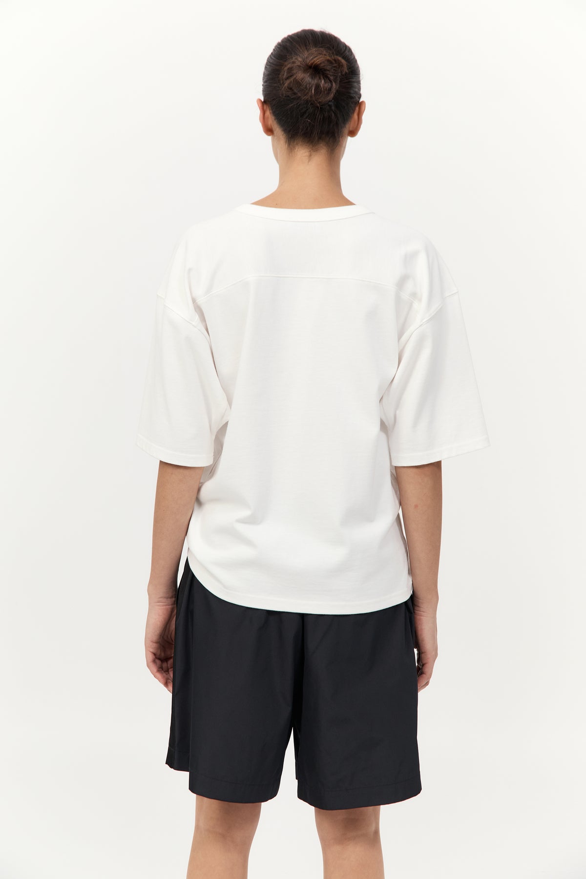 Organic Cotton Match Tee - Off White
