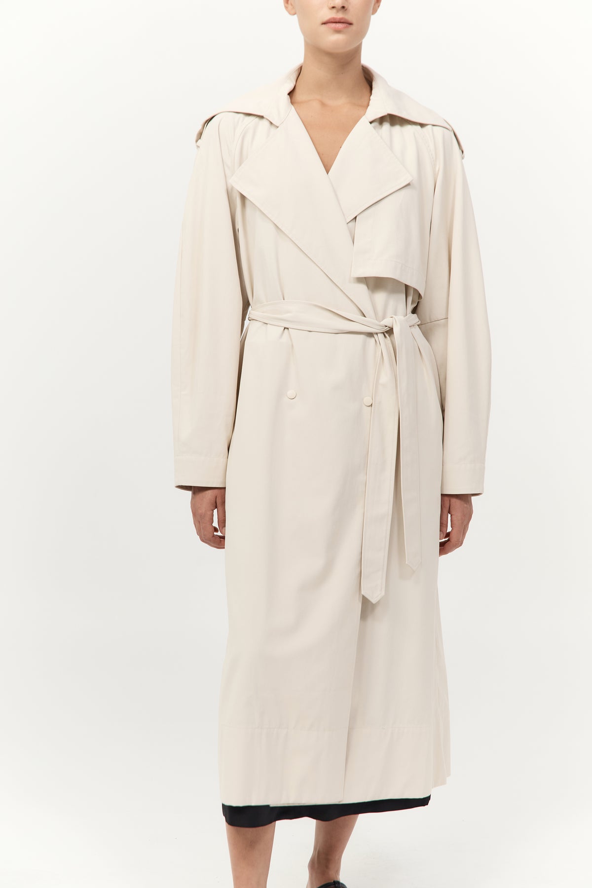 Relaxed Trench - Putty