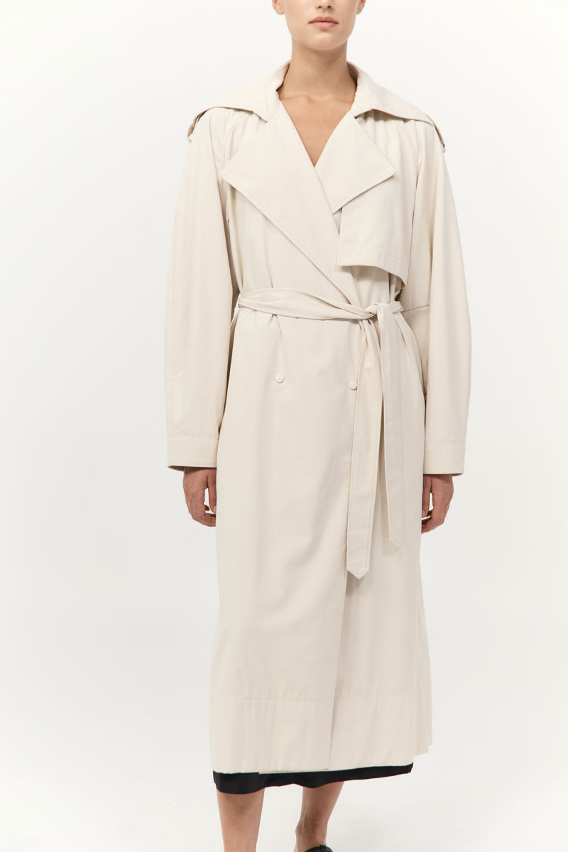 Relaxed Trench - Putty