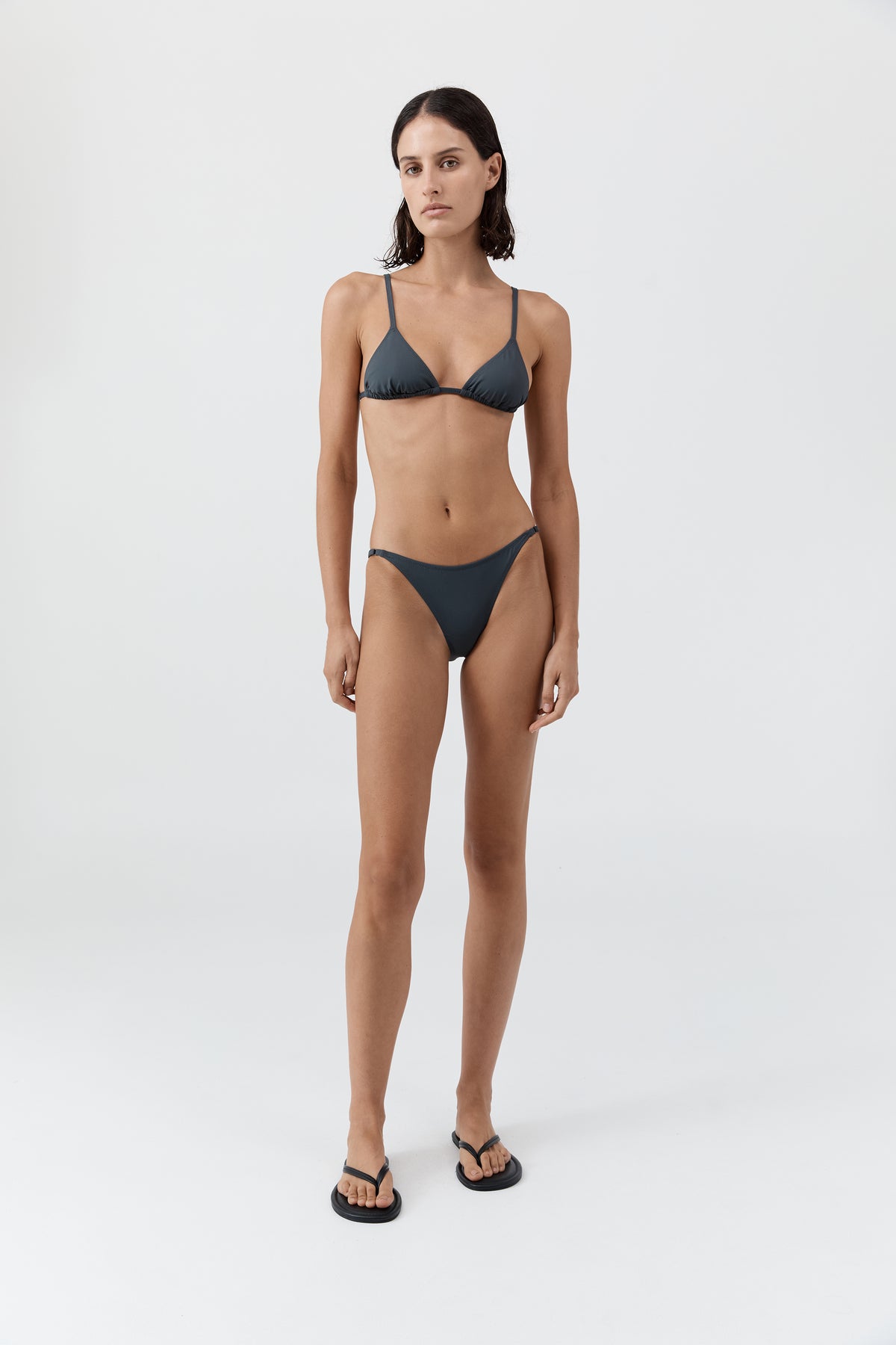 Triangle Bikini Top - Graphite
