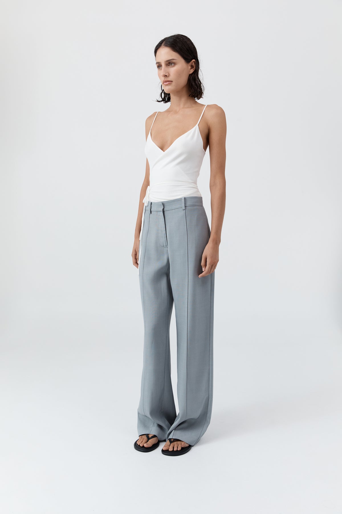 Ballerina Wrap Knit Top - Off White