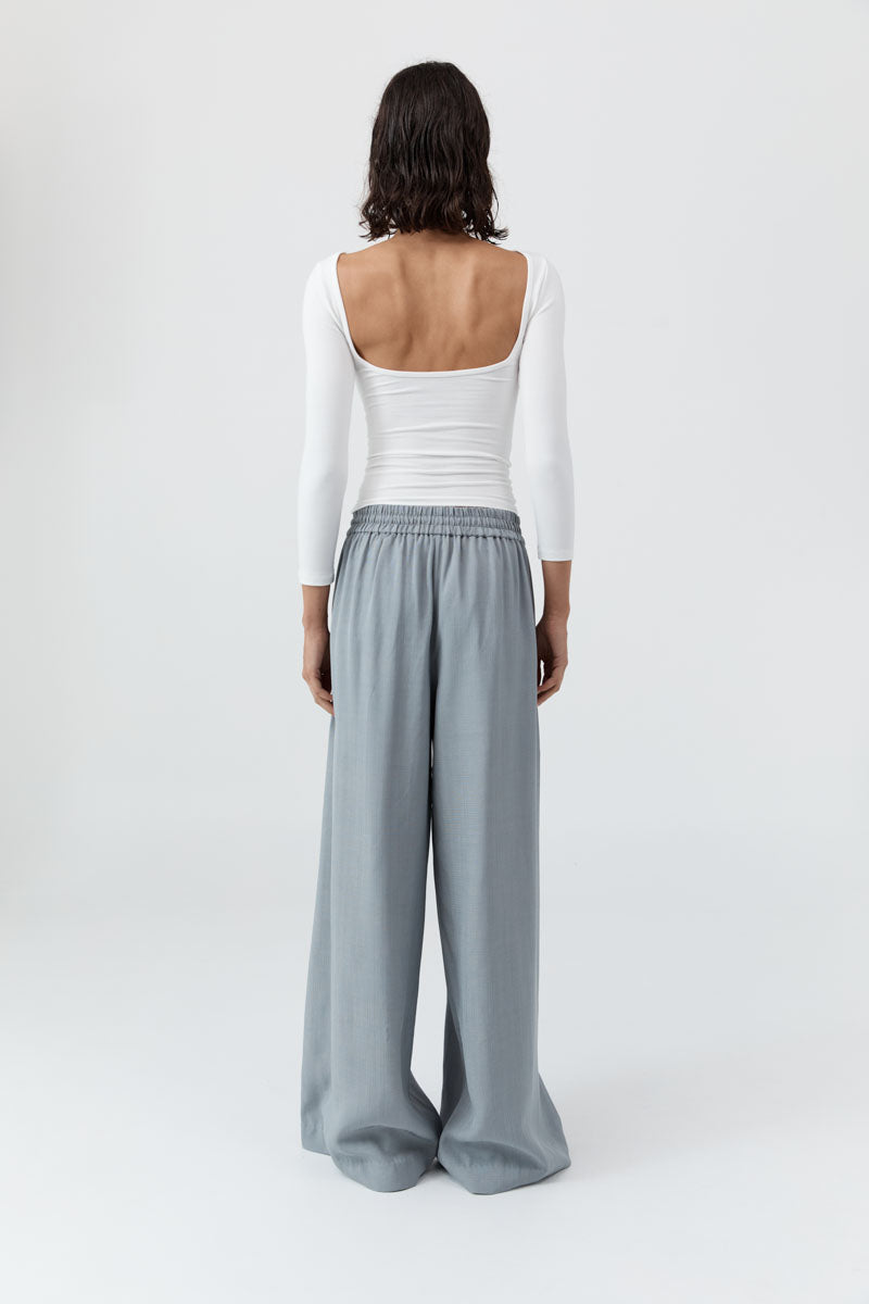 Soft Jersey Ballerina Top - White