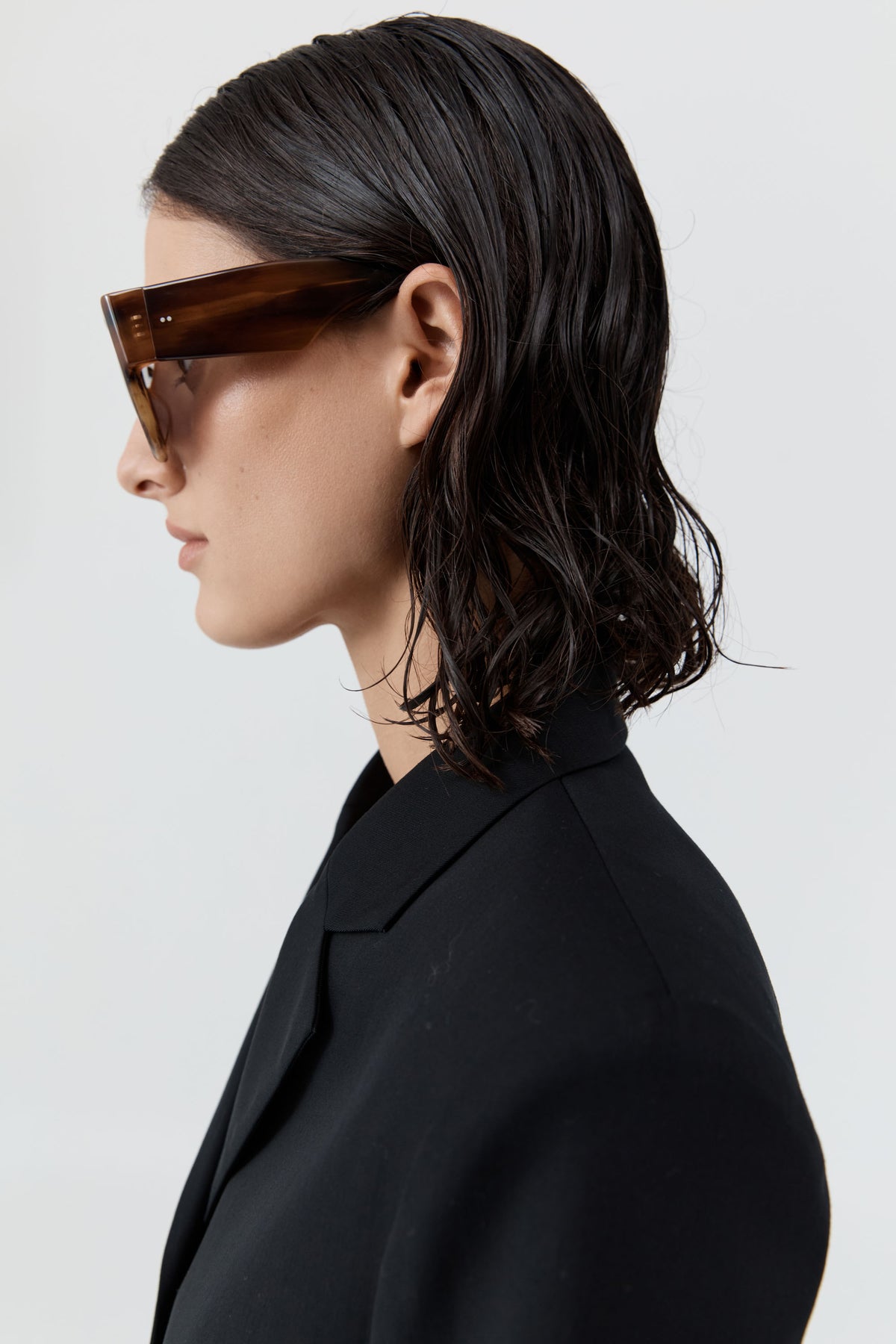 Linea Oversized Sunglasses - Tortoiseshell/Grey