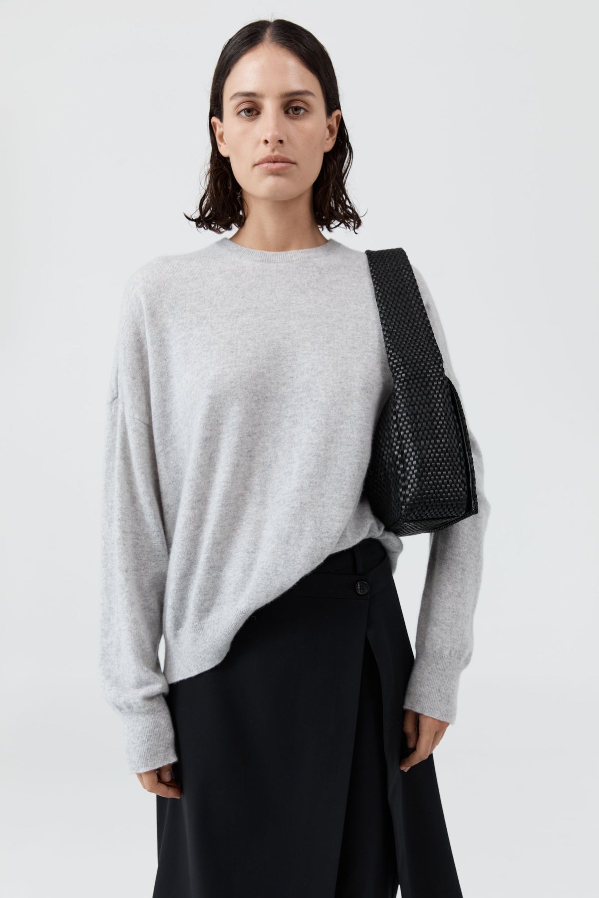 Lattice Everyday Satchel - Black