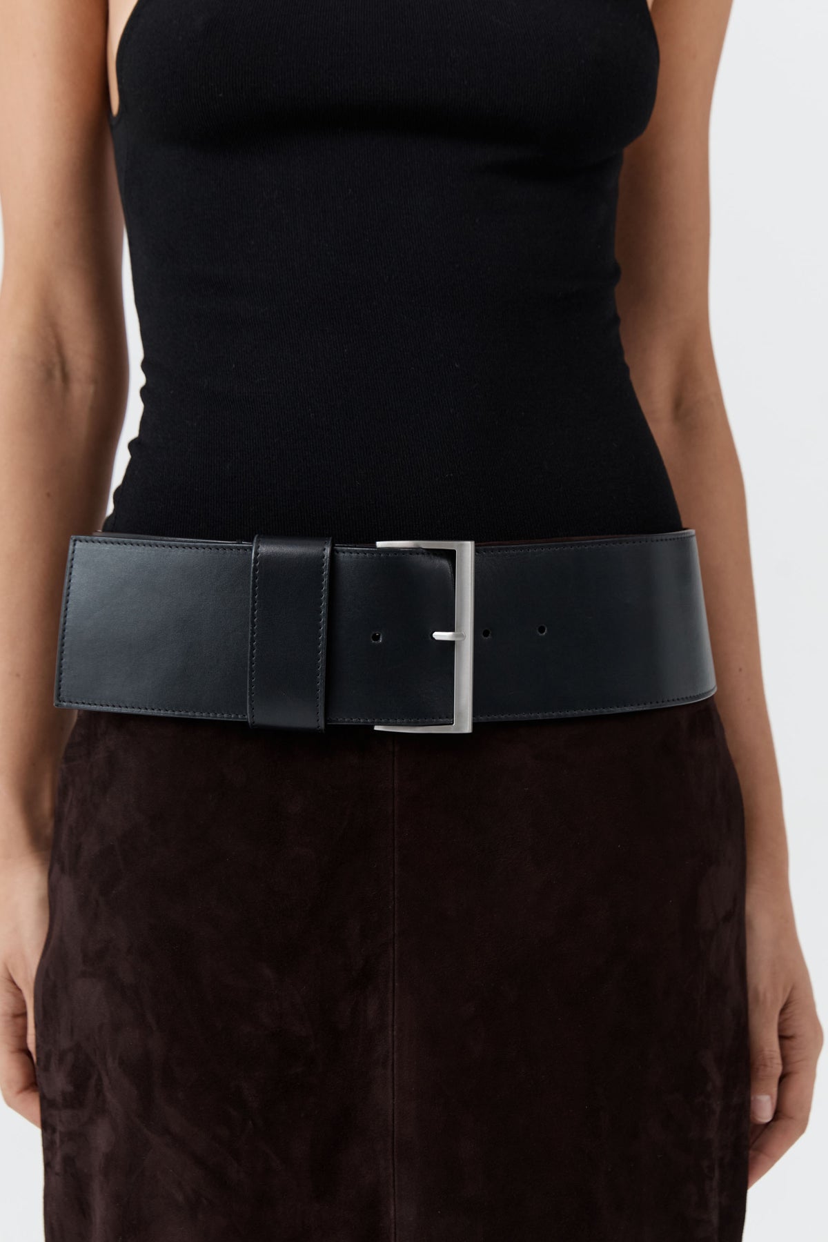 PRE-ORDER: Wide Classic Belt - Black