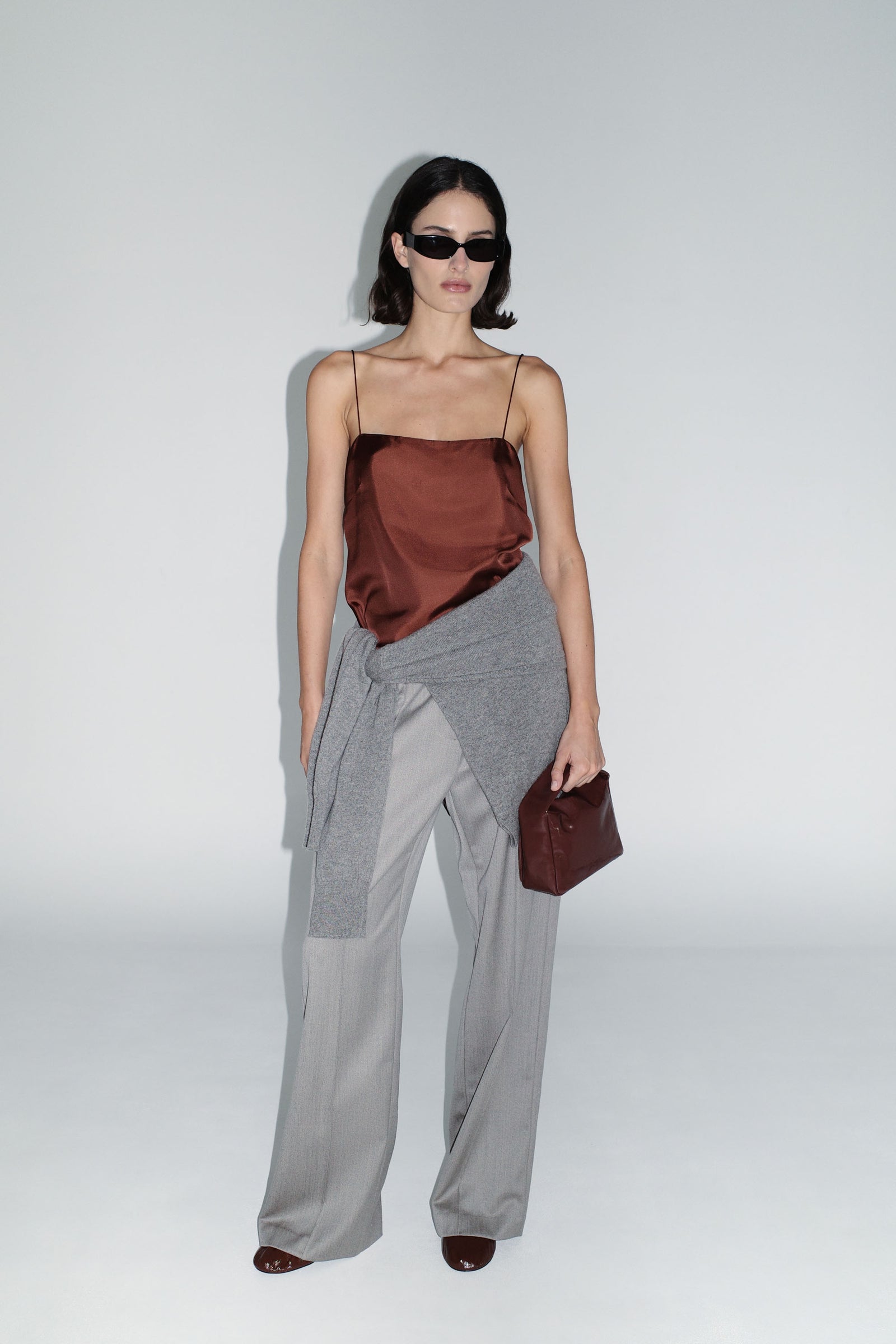 Petit Soft Satchel - Patent Liqueur