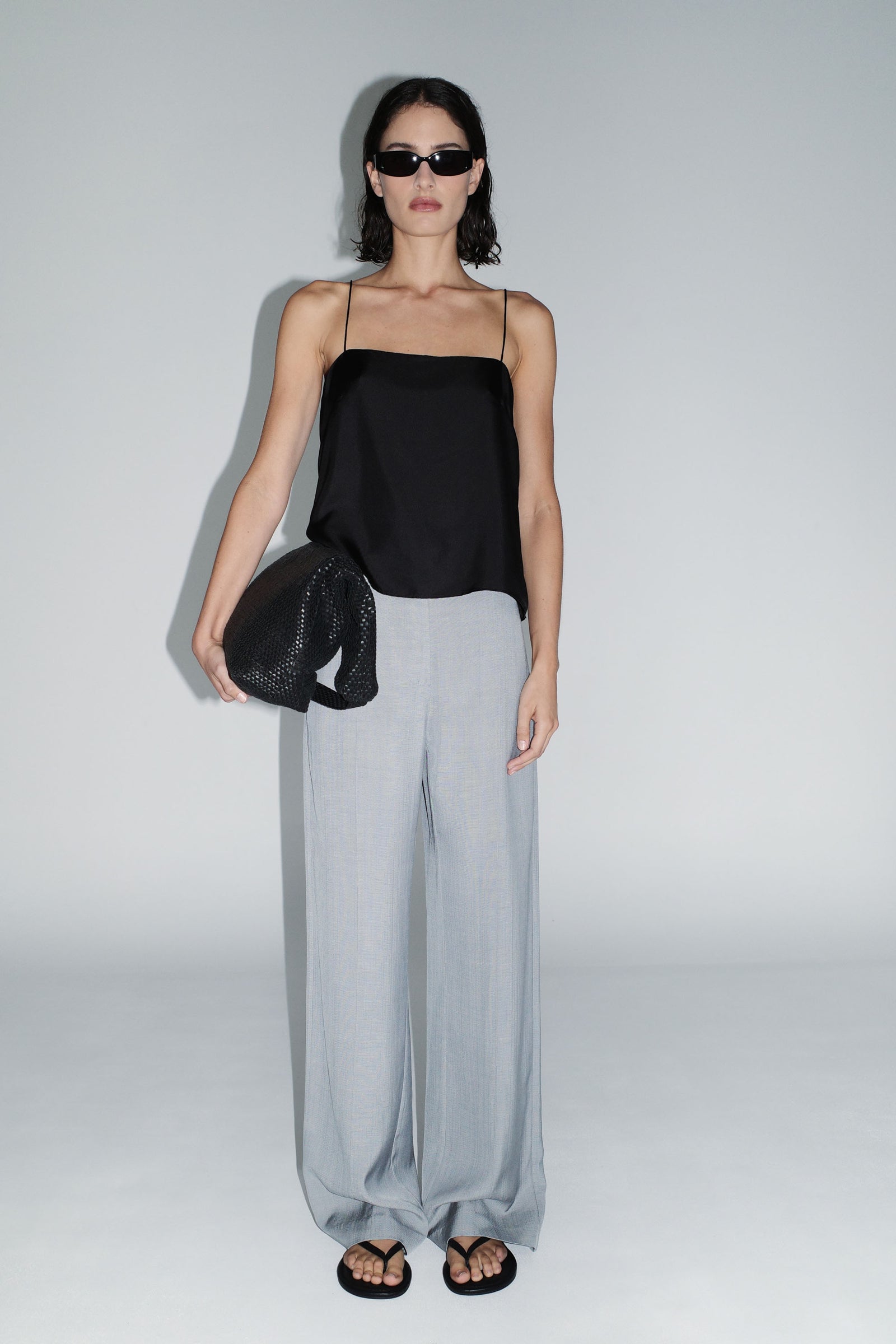 Classic Pintuck Pants - Mist