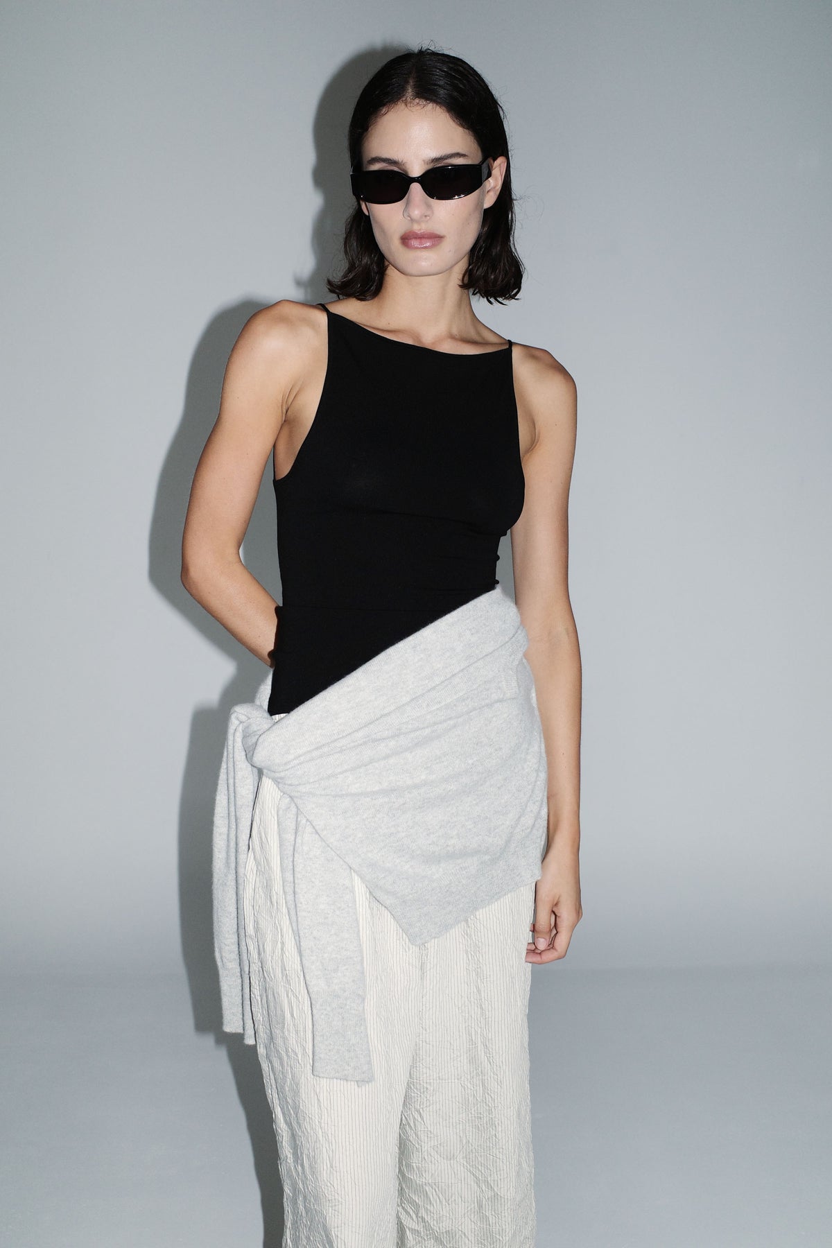 Cashmere Sweater - Grey Marle