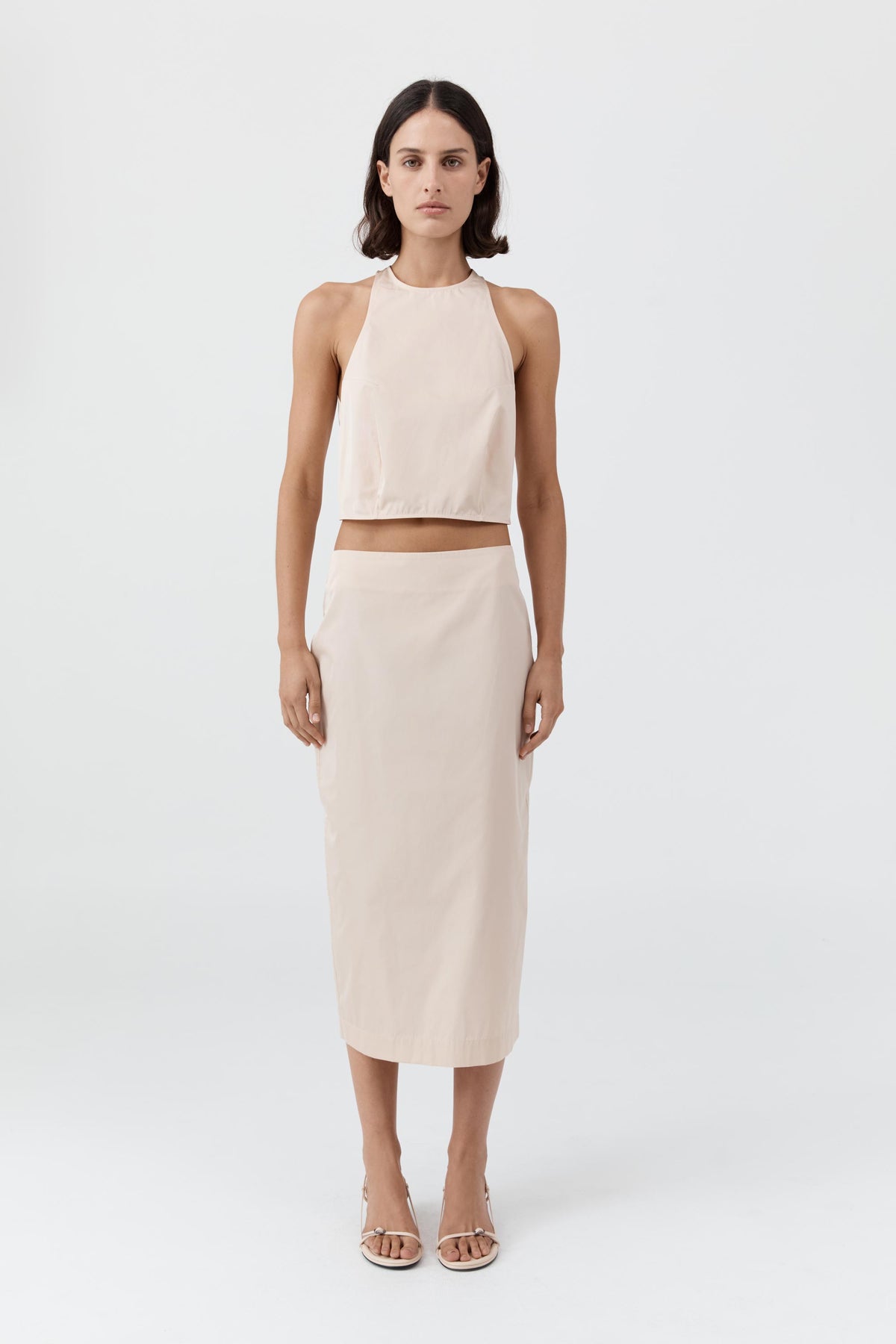 Paper Taffeta Cocoon Top - Pink Salt