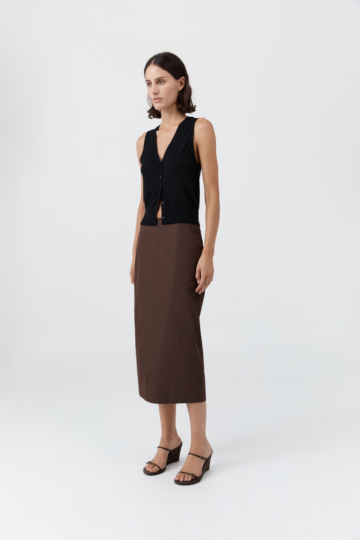 Merino Wool Oupa Vest - Black