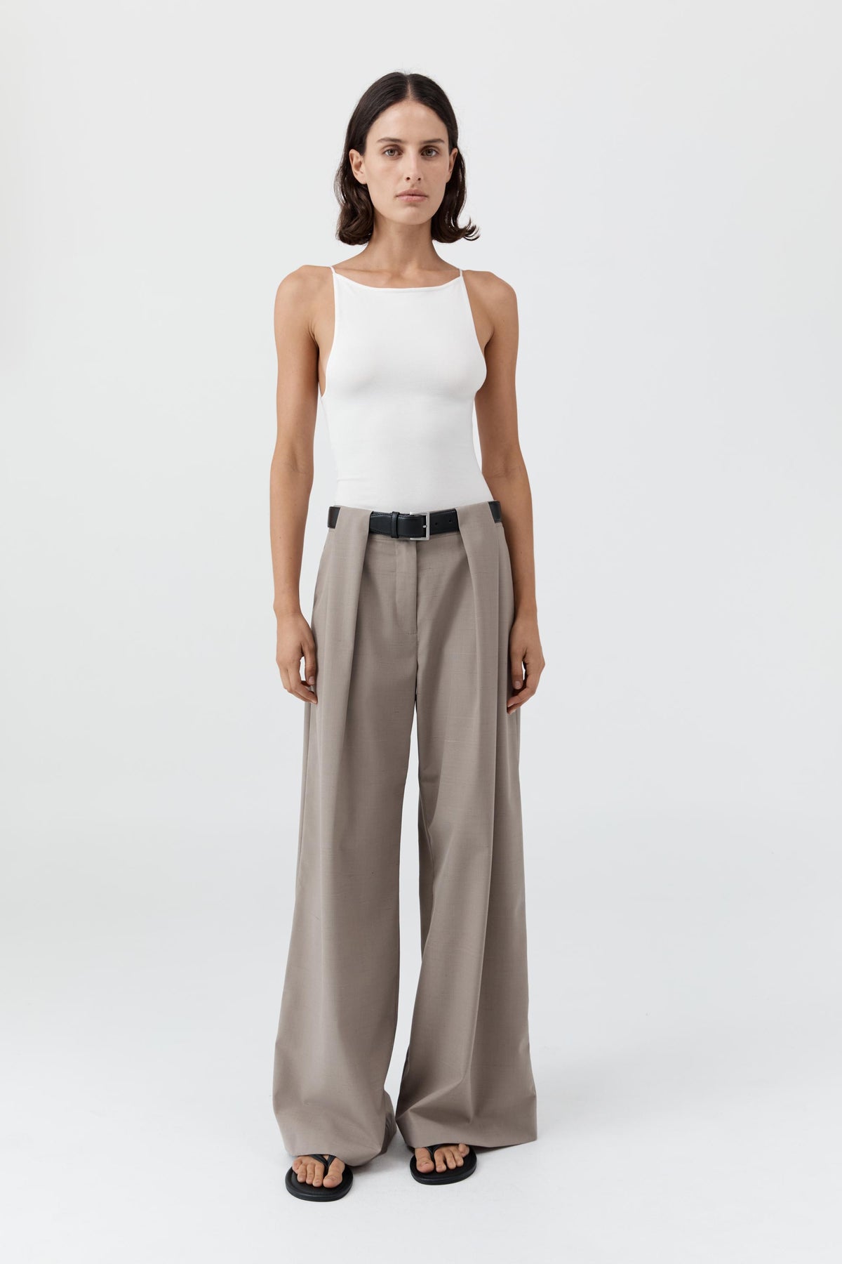 Square Neck Top - Off White