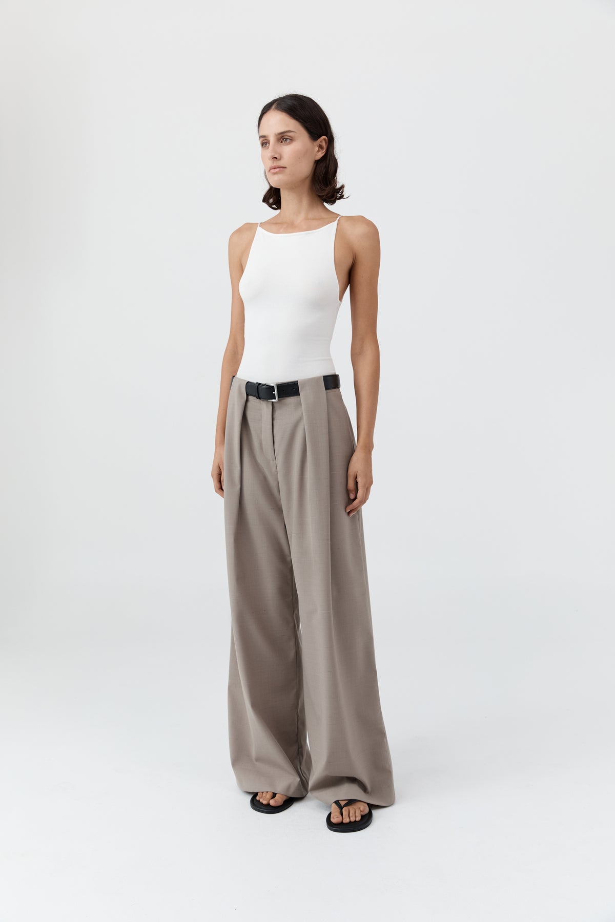 Square Neck Top - Off White