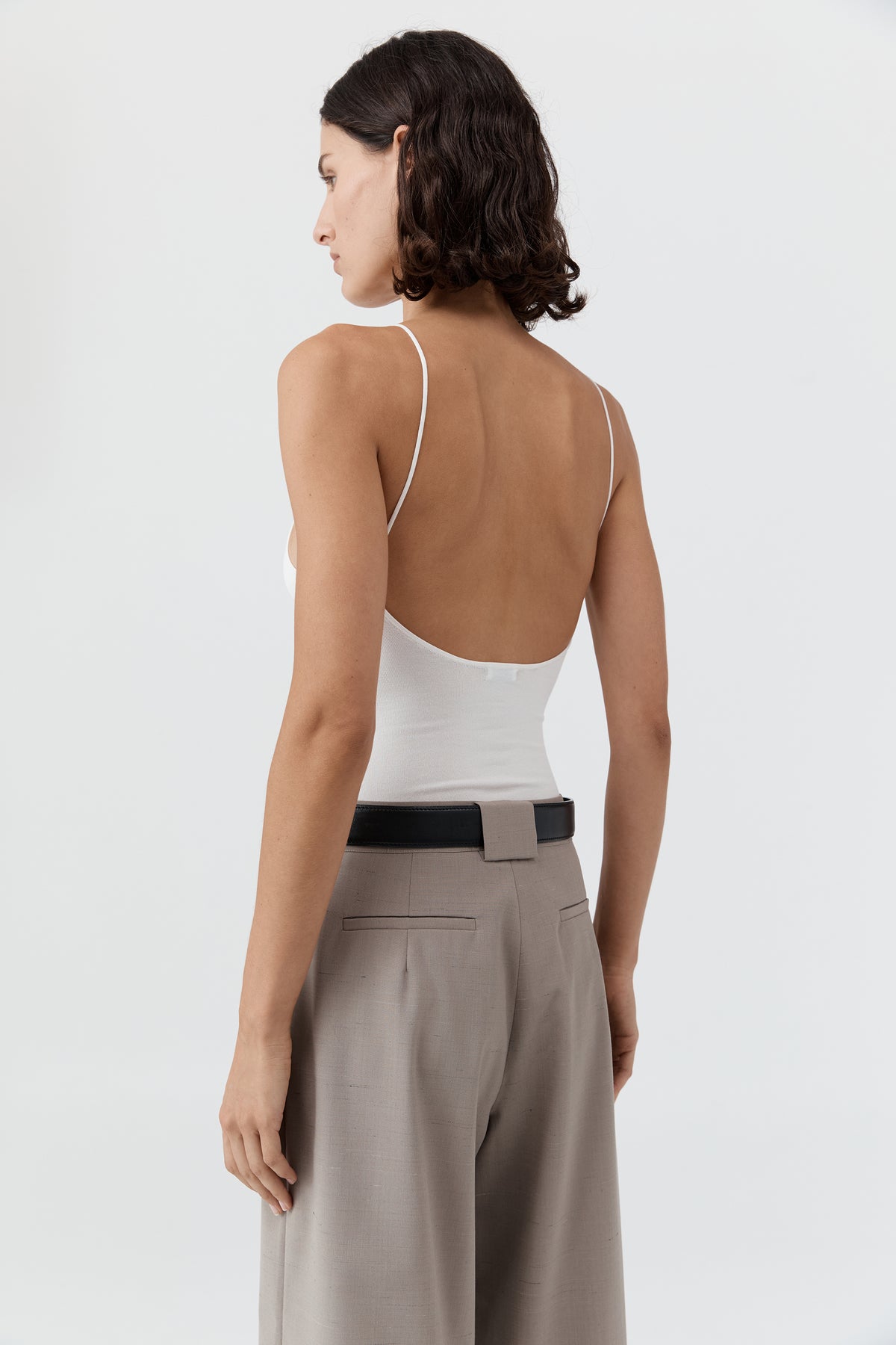 Square Neck Top - Off White