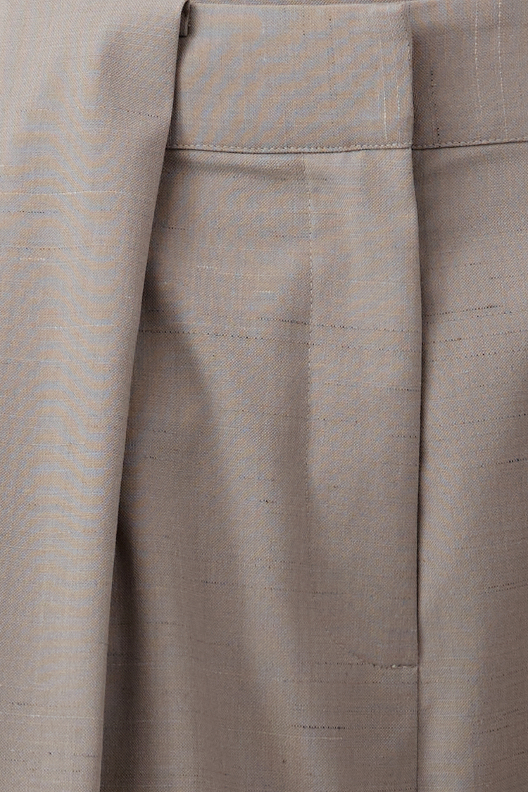 Pleat Loop Pants - Mousse