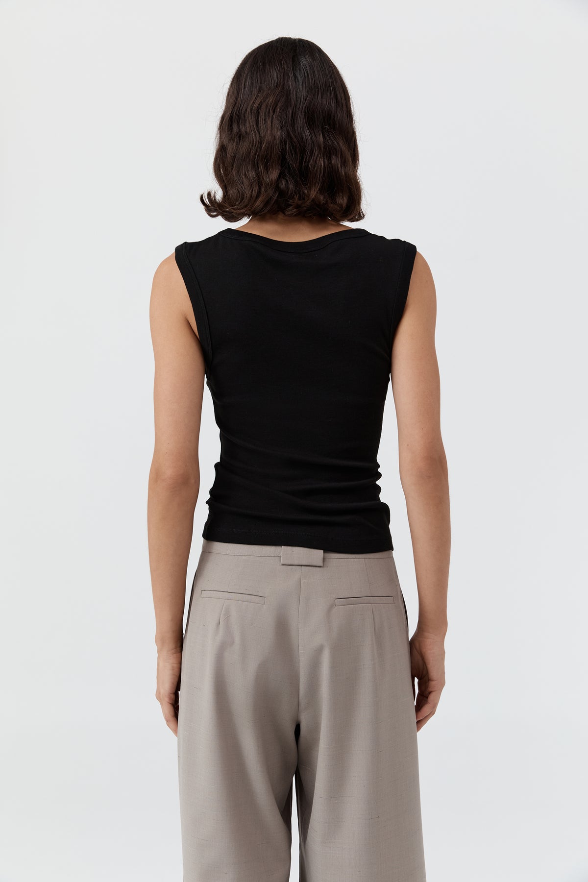 Organic Cotton 90s Top - Jet Black
