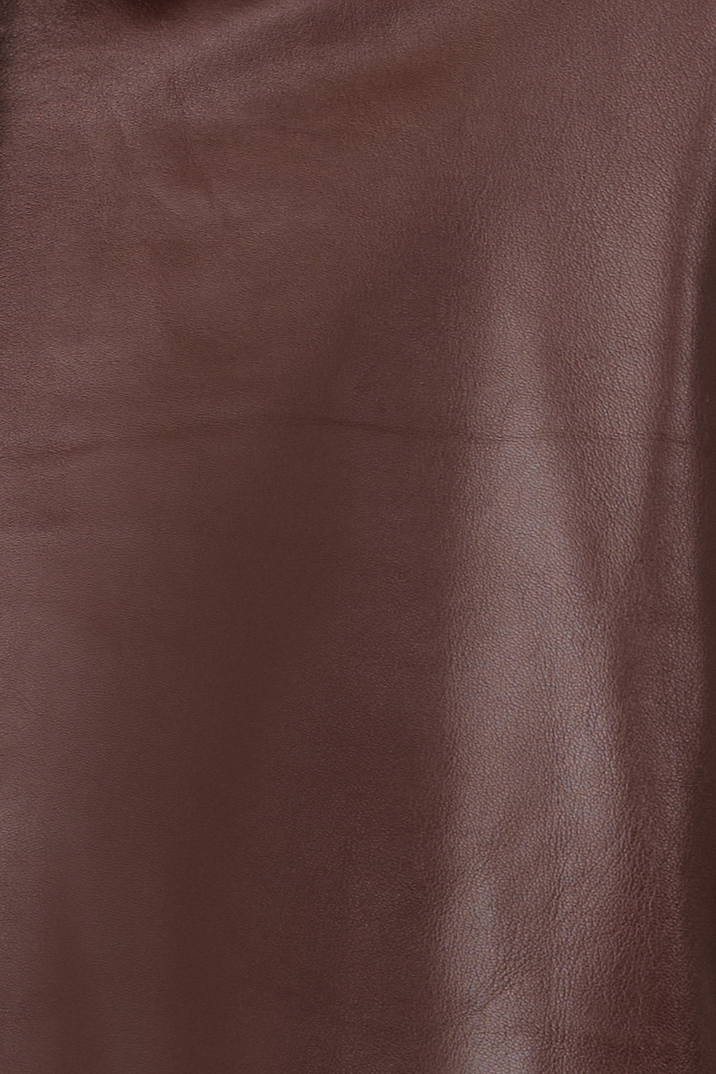 PRE-ORDER: Cocoon Leather Jacket - Rum