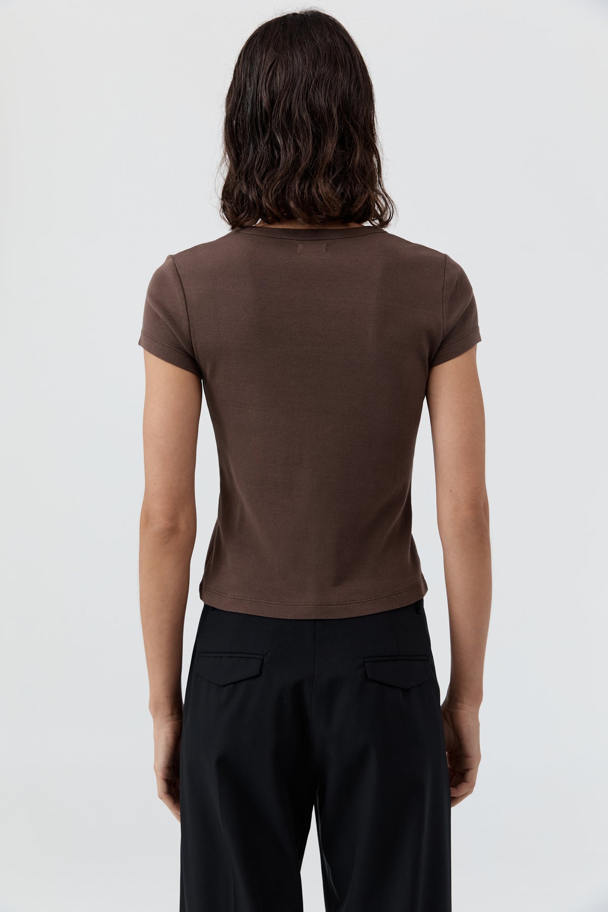 Organic Cotton Baby Tee - Fudge