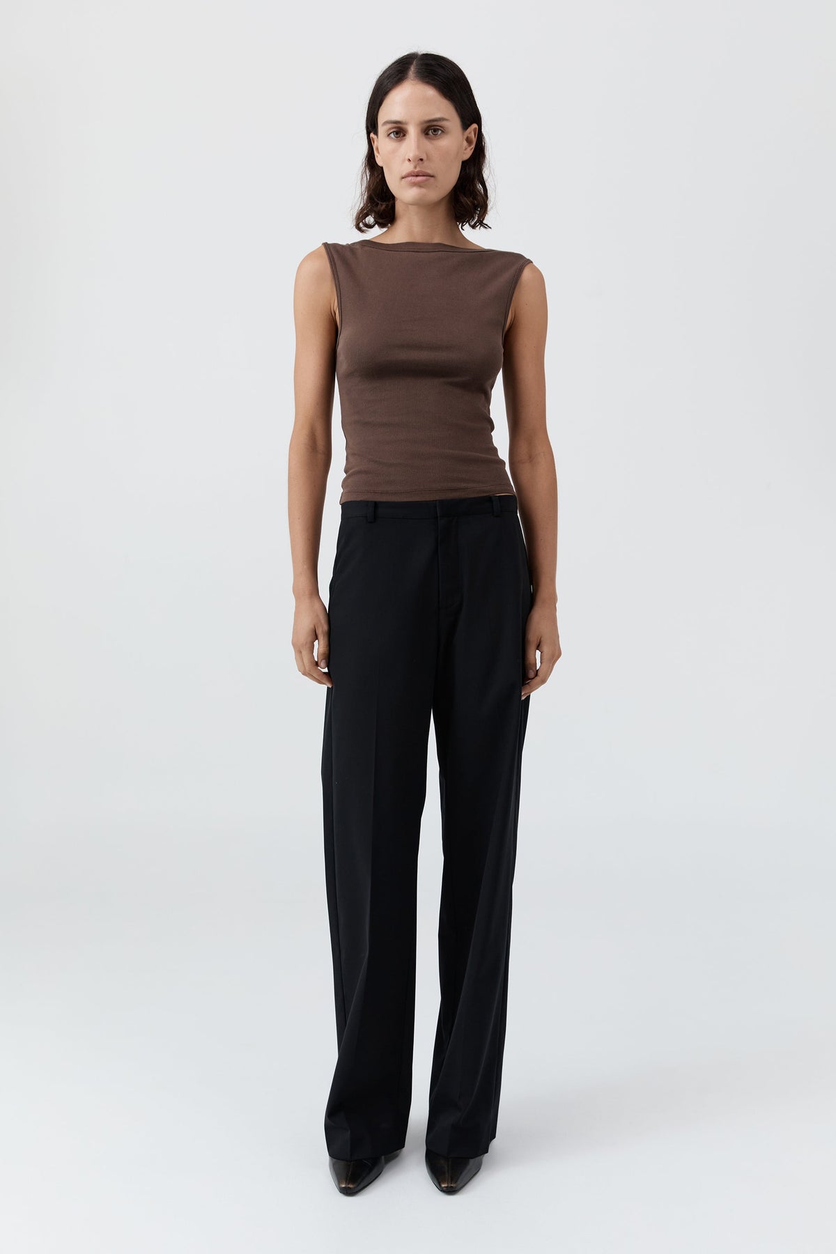 Organic Cotton Ballerina Top - Fudge